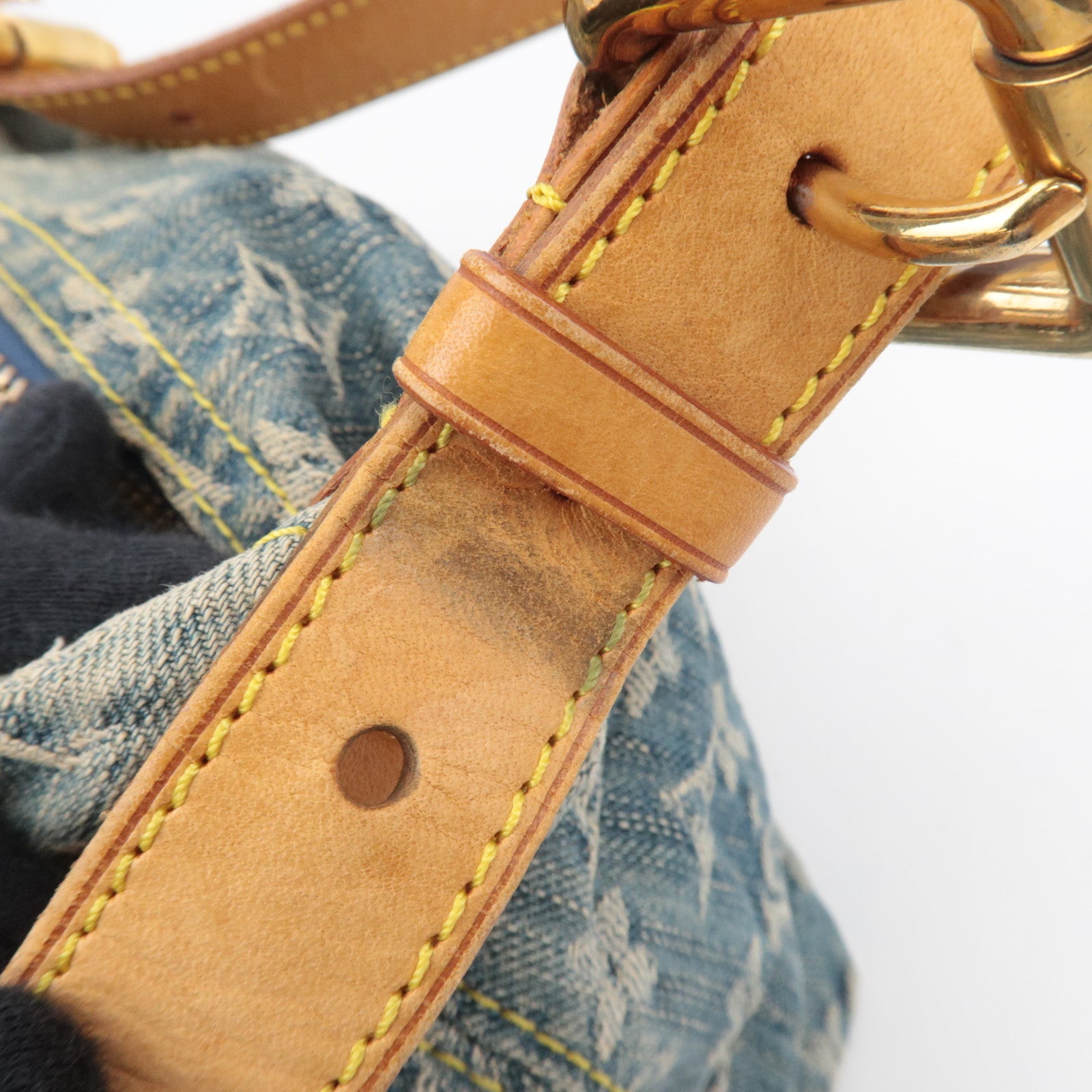 Louis Vuitton Monogram Denim Baggy PM Shoulder Bag M95049