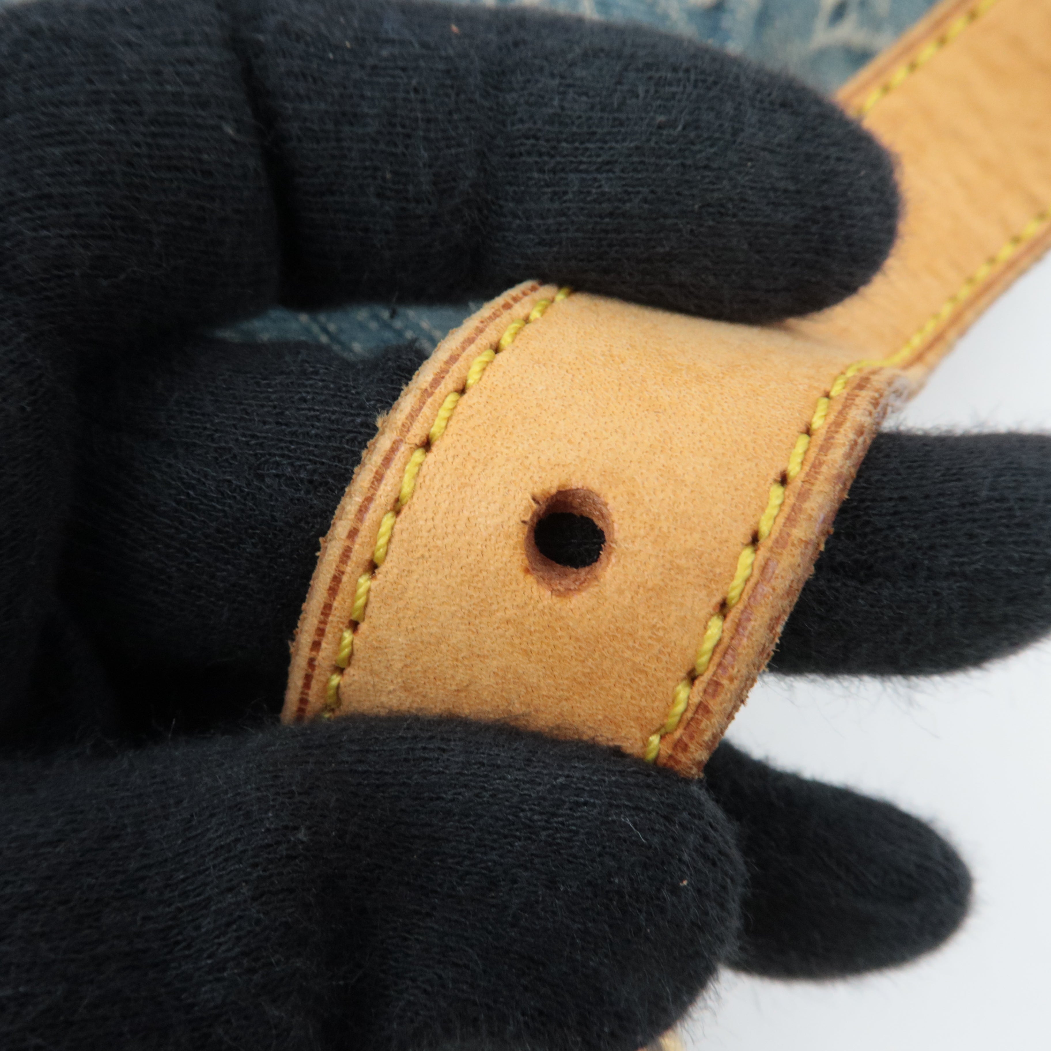 Louis Vuitton Monogram Denim Baggy PM Shoulder Bag M95049