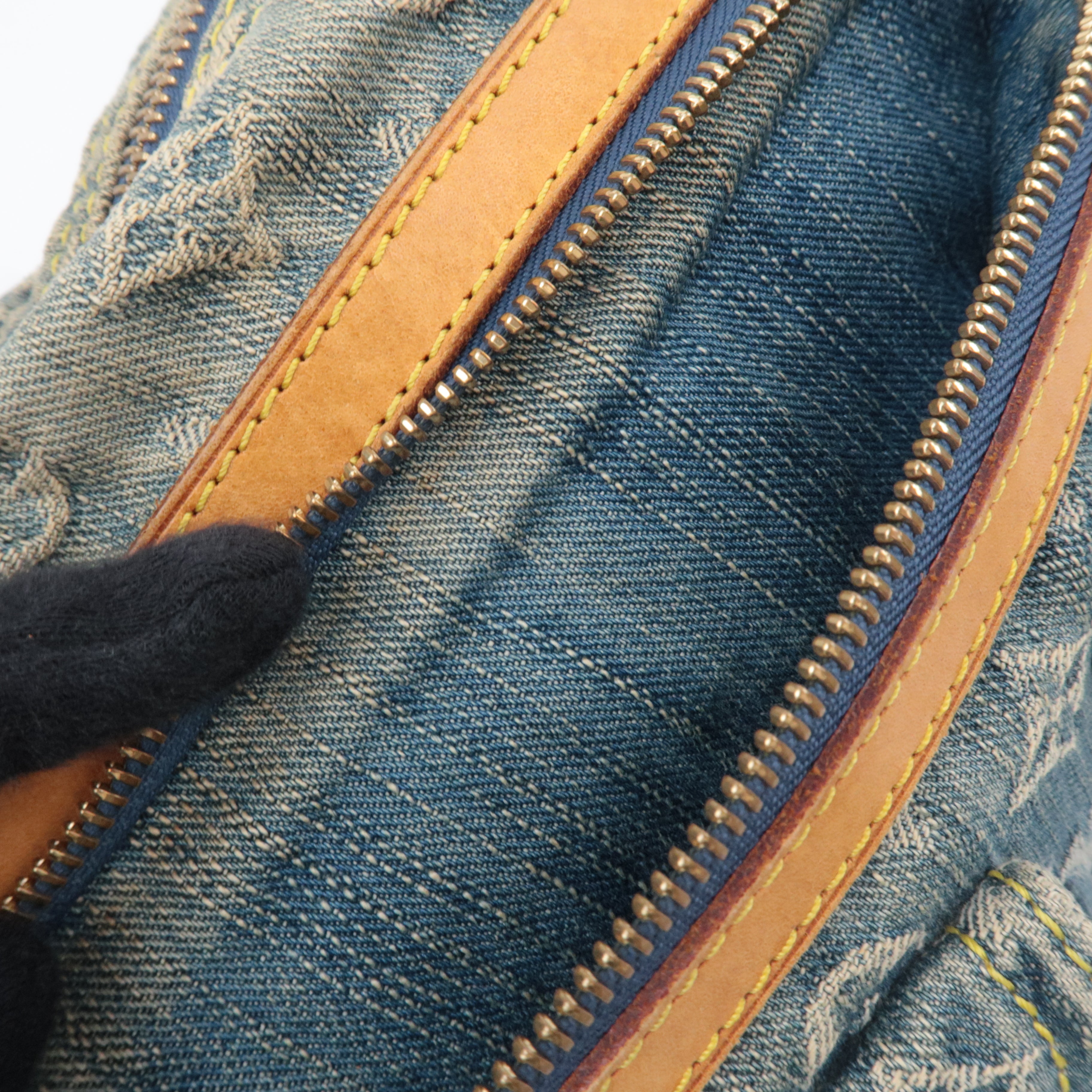 Louis Vuitton Monogram Denim Baggy PM Shoulder Bag M95049