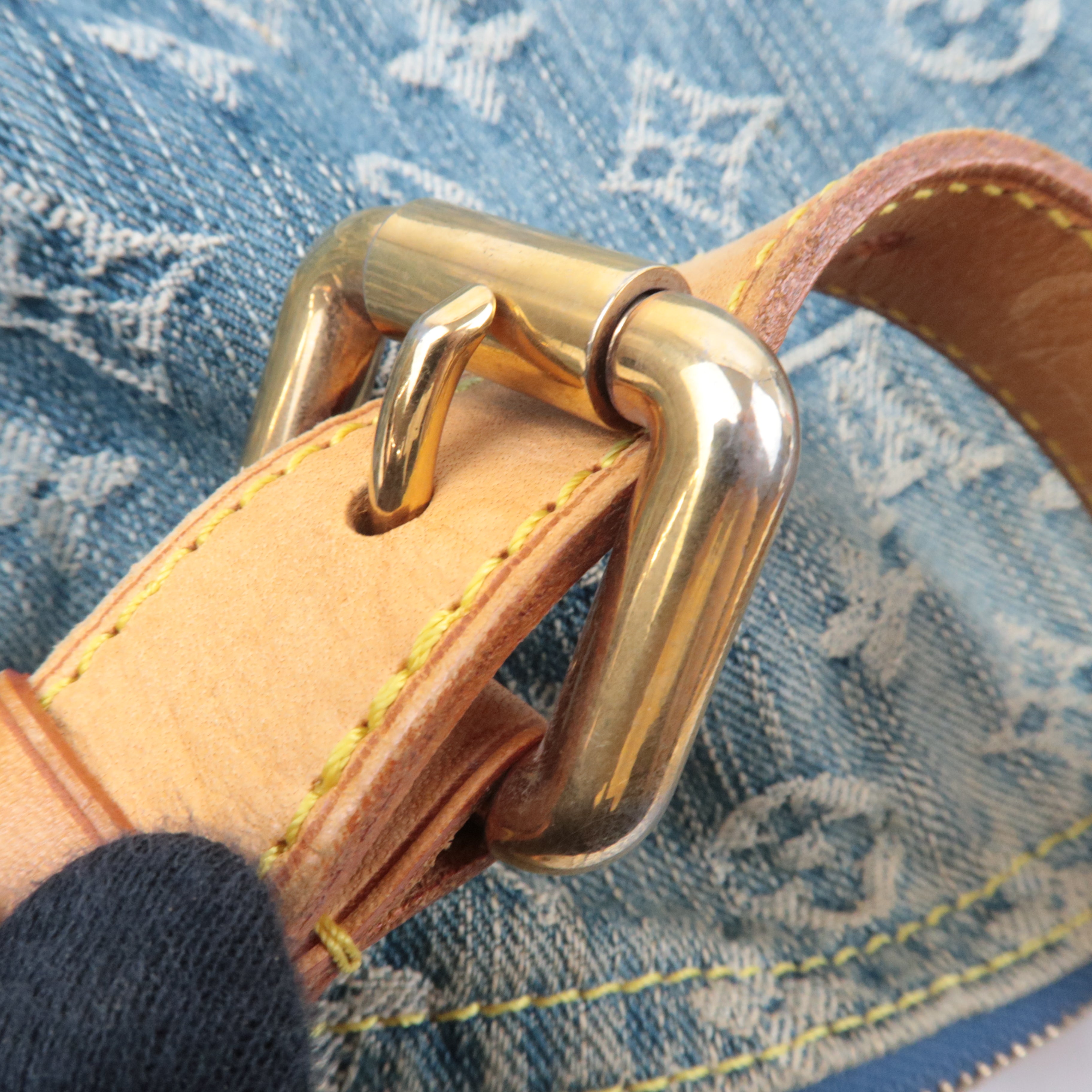 Louis Vuitton Monogram Denim Baggy PM Shoulder Bag M95049
