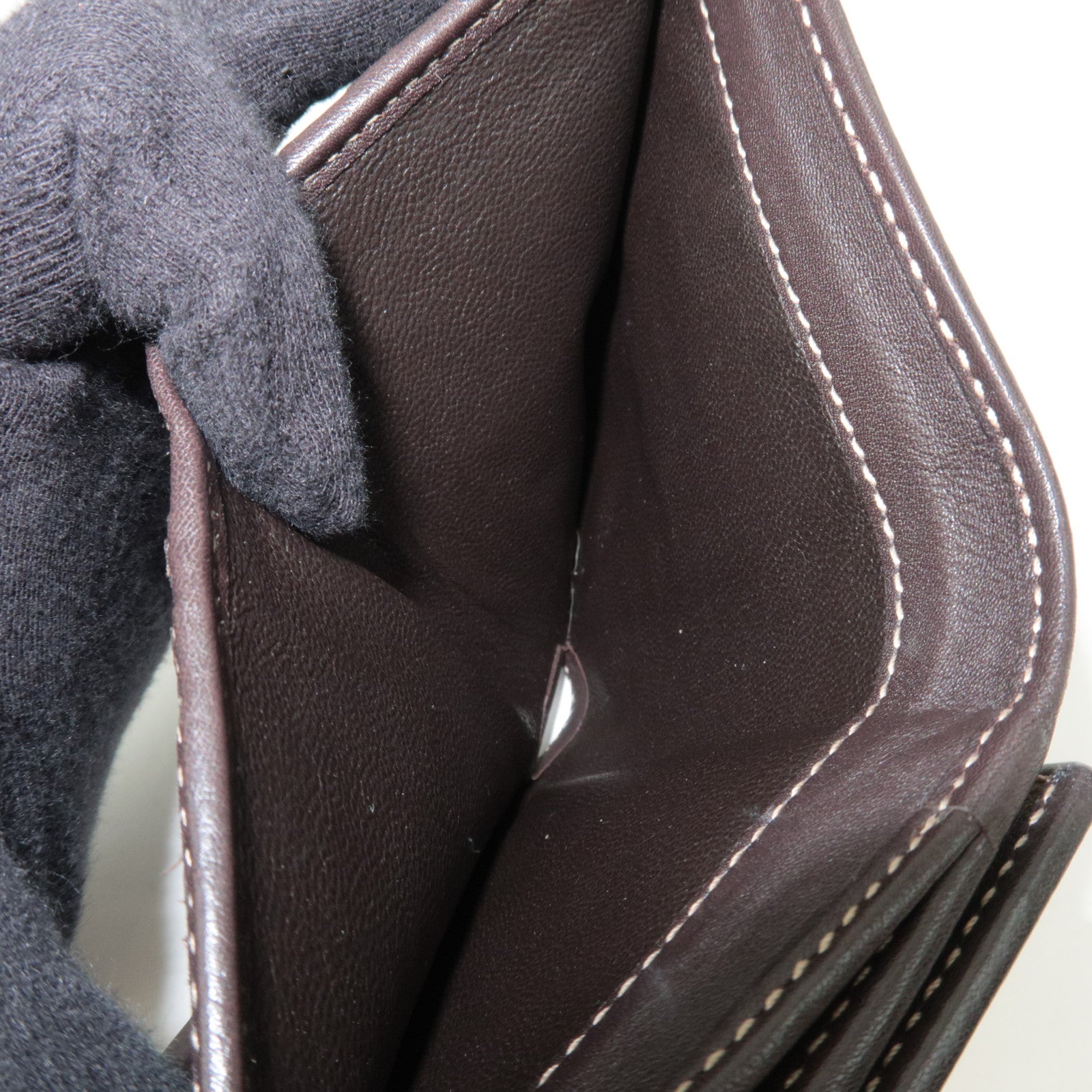 GUCCI Guccioli Chihuahua Wallet GG Canvas GG Plus Leather Beige 224224