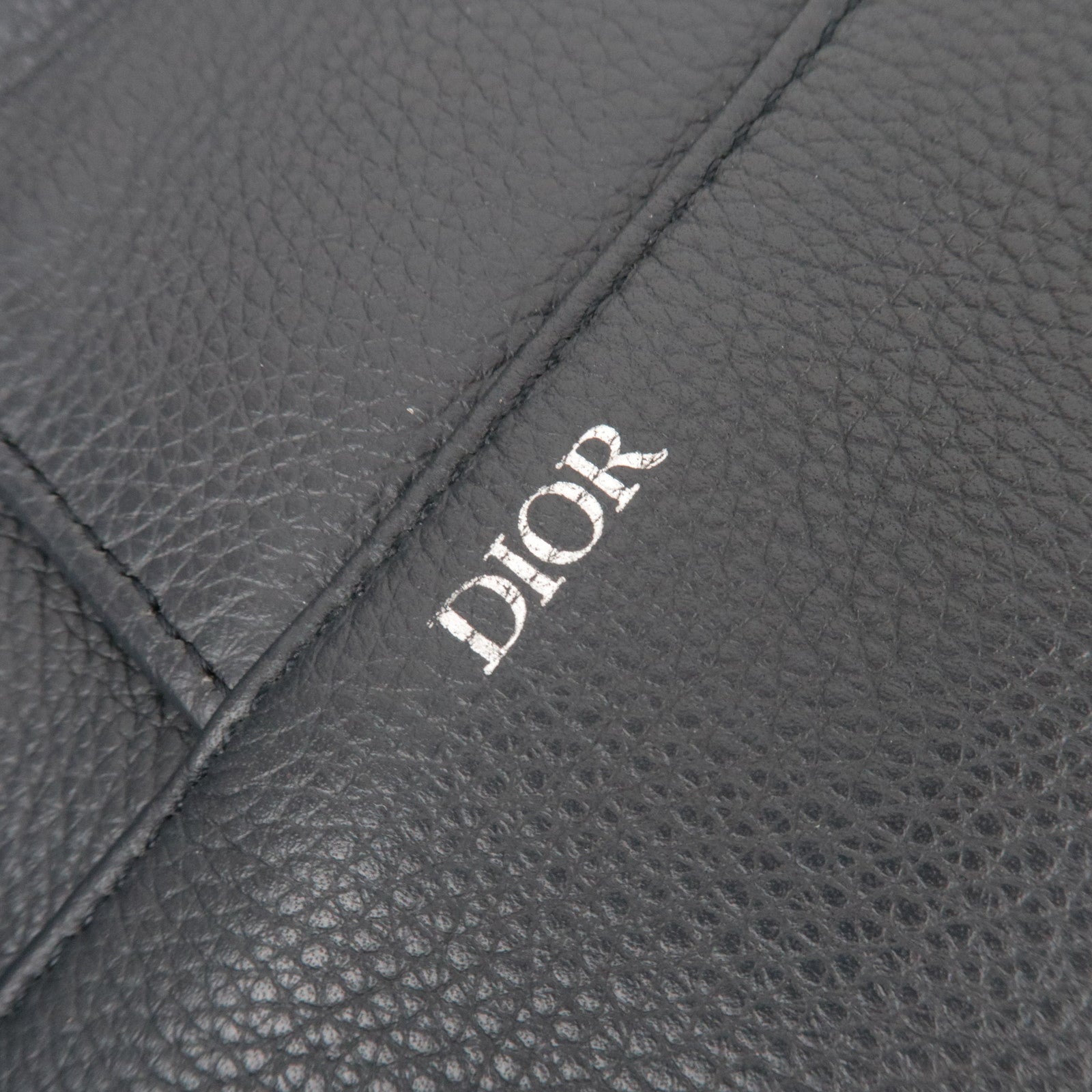 Christian Dior Dior Homme Leather Saddle Body Bag Dark Navy
