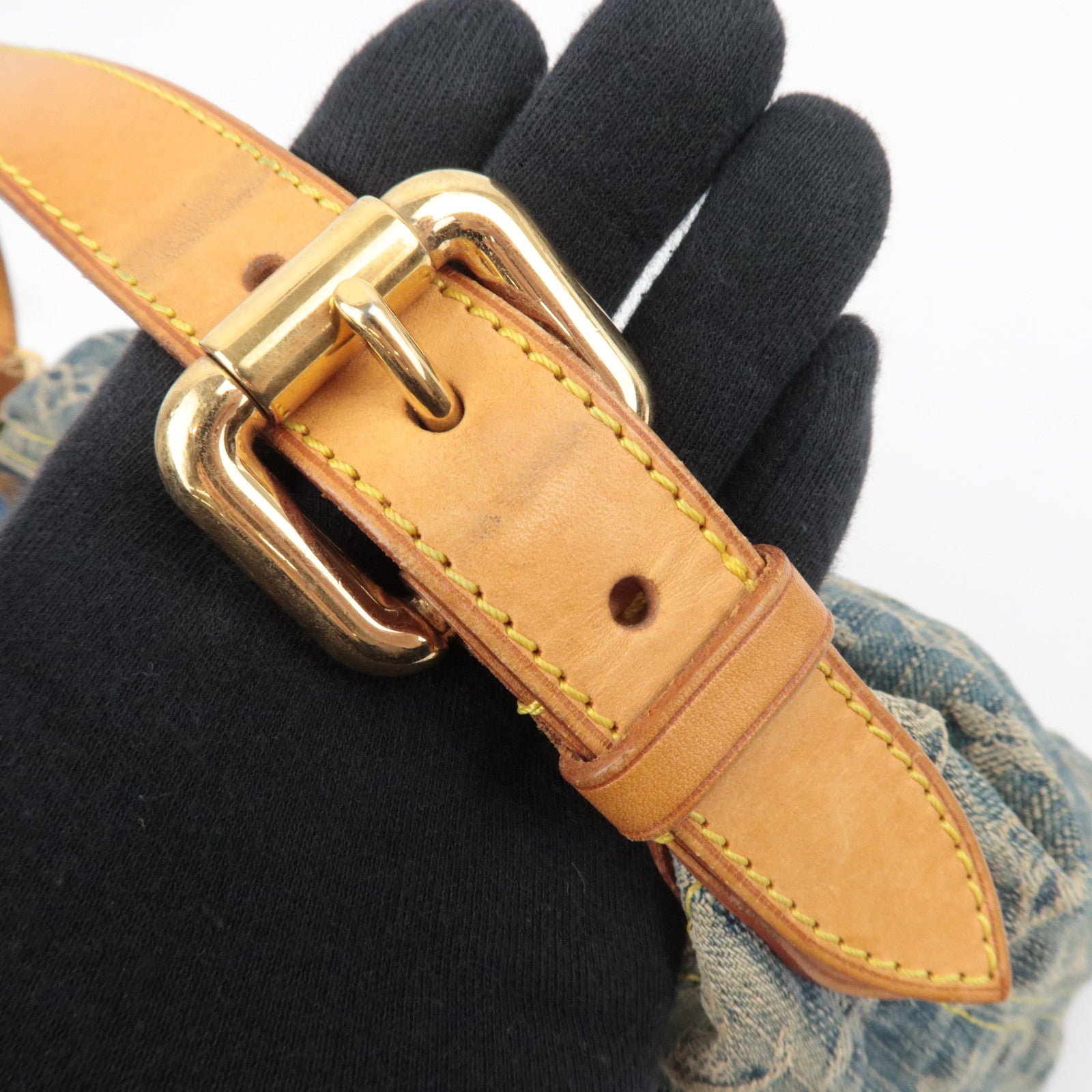 Louis Vuitton Monogram Denim Baggy PM Shoulder Bag M95049