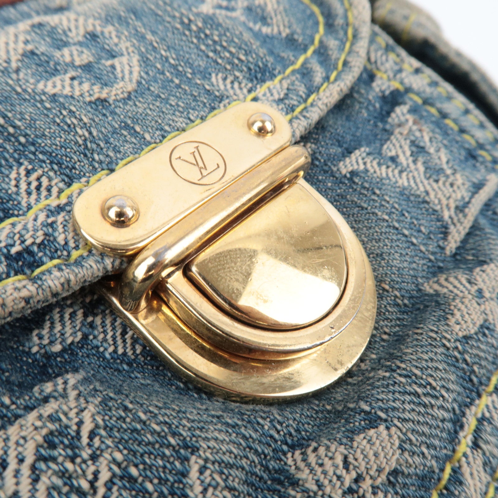 Louis Vuitton Monogram Denim Baggy PM Shoulder Bag M95049