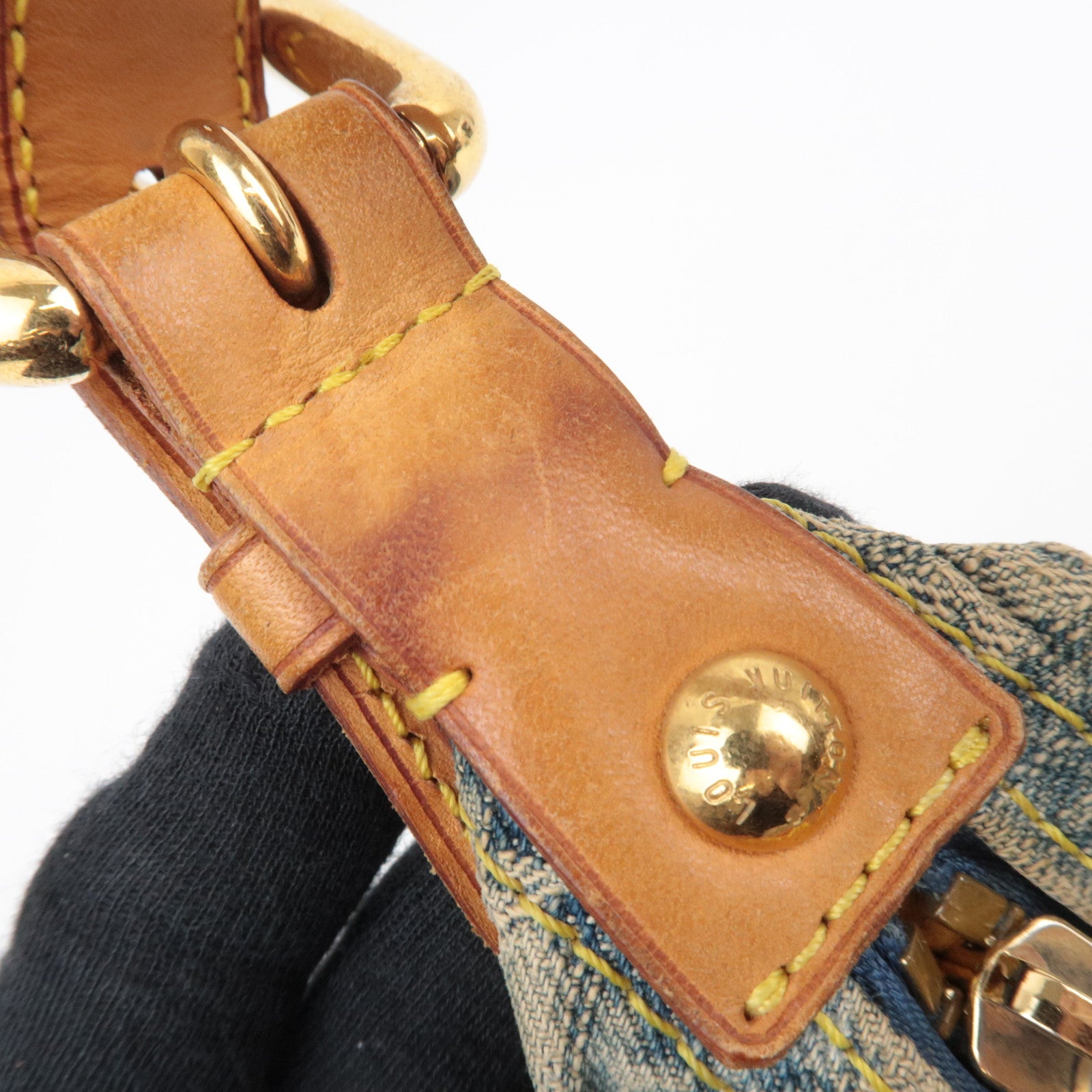 Louis Vuitton Monogram Denim Baggy PM Shoulder Bag M95049