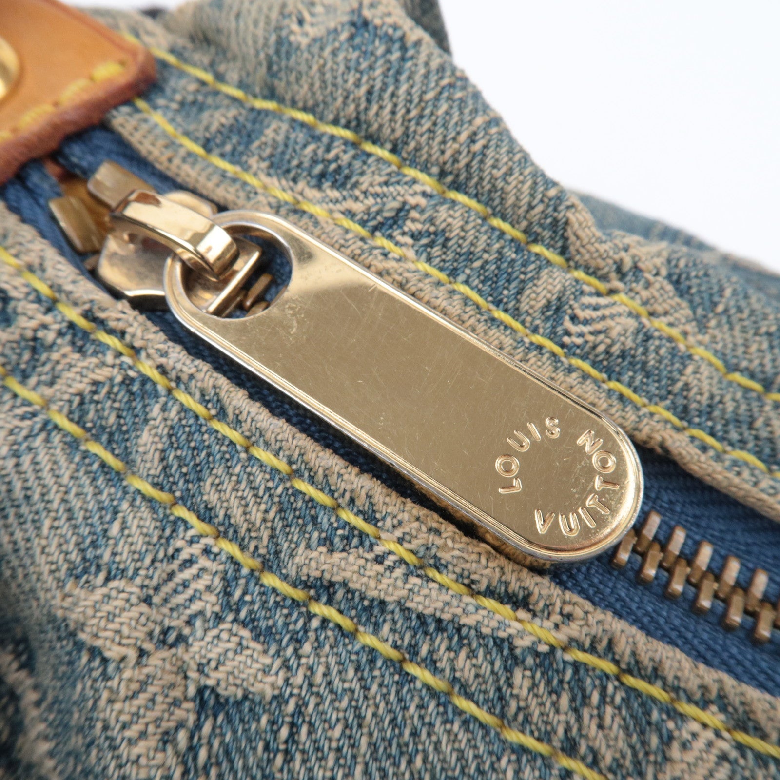 Louis Vuitton Monogram Denim Baggy PM Shoulder Bag M95049