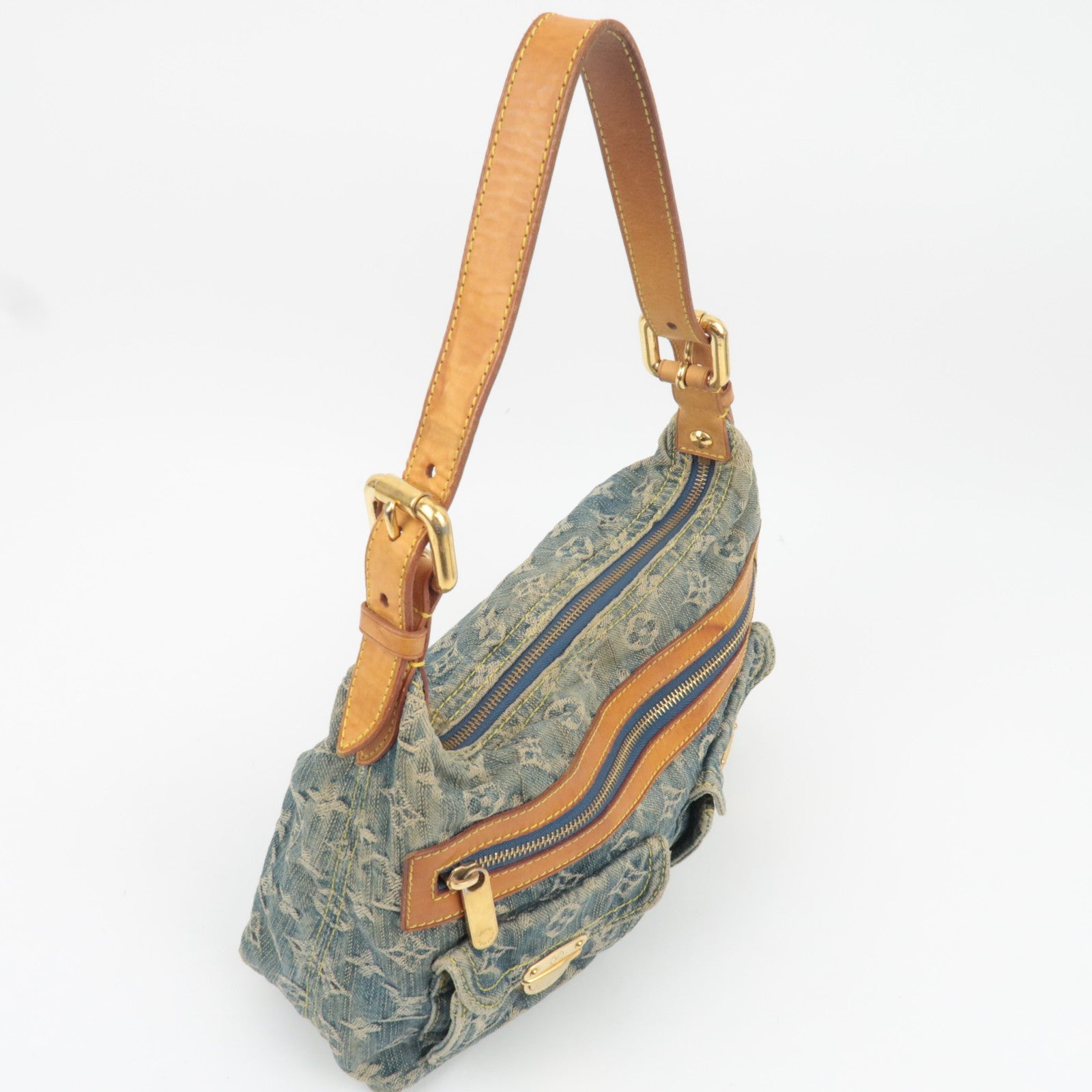 Louis Vuitton Monogram Denim Baggy PM Shoulder Bag M95049