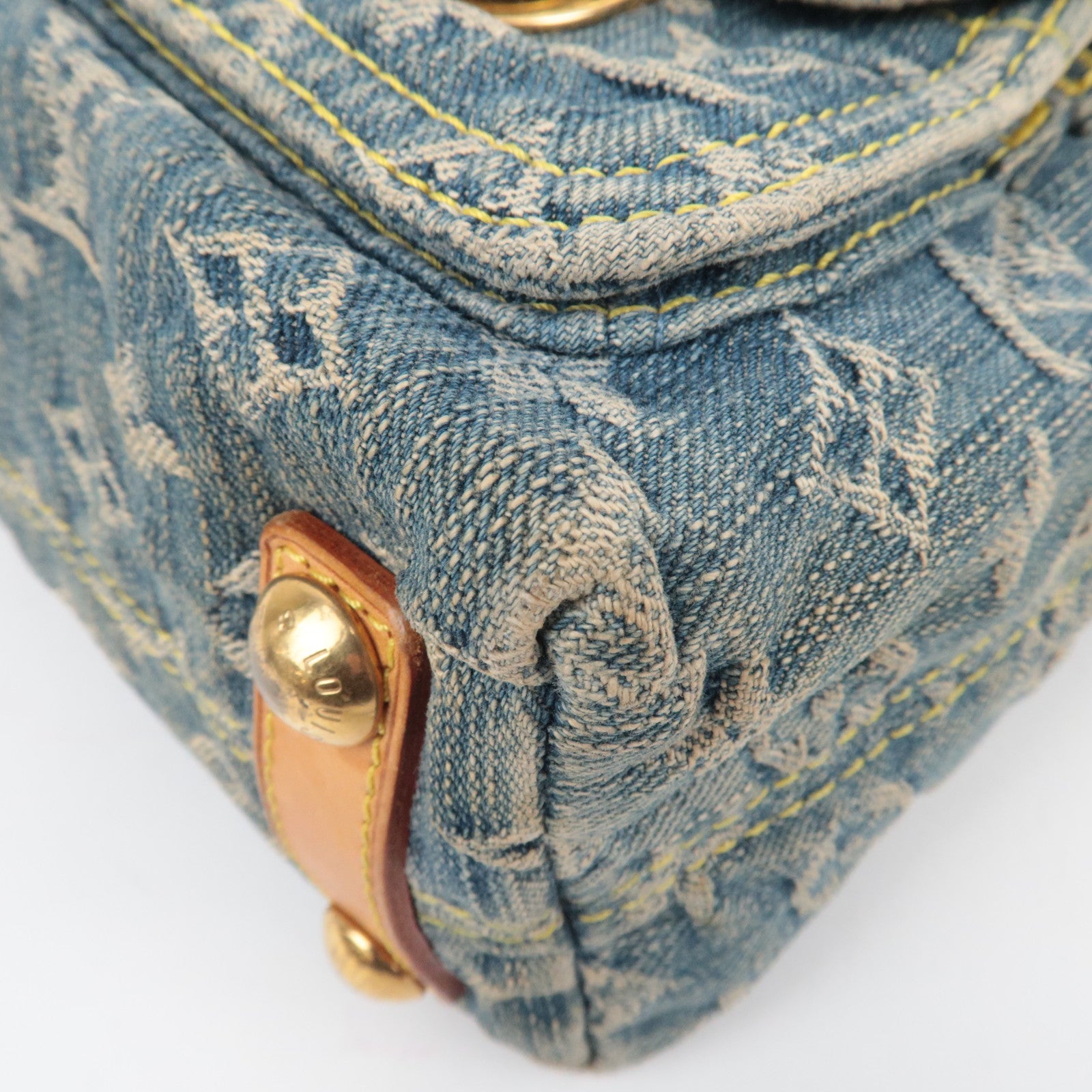 Louis Vuitton Monogram Denim Baggy PM Shoulder Bag M95049