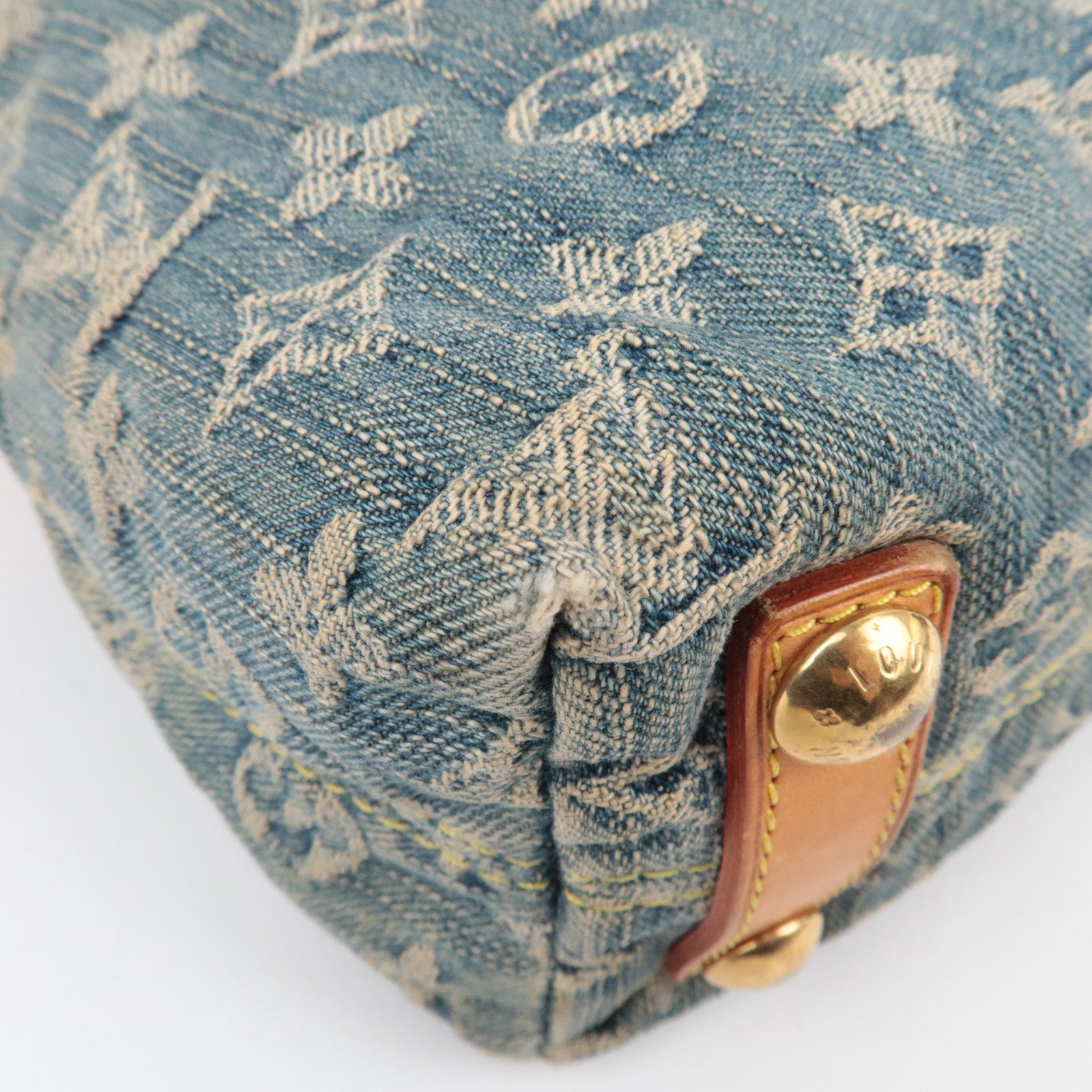 Louis Vuitton Monogram Denim Baggy PM Shoulder Bag M95049