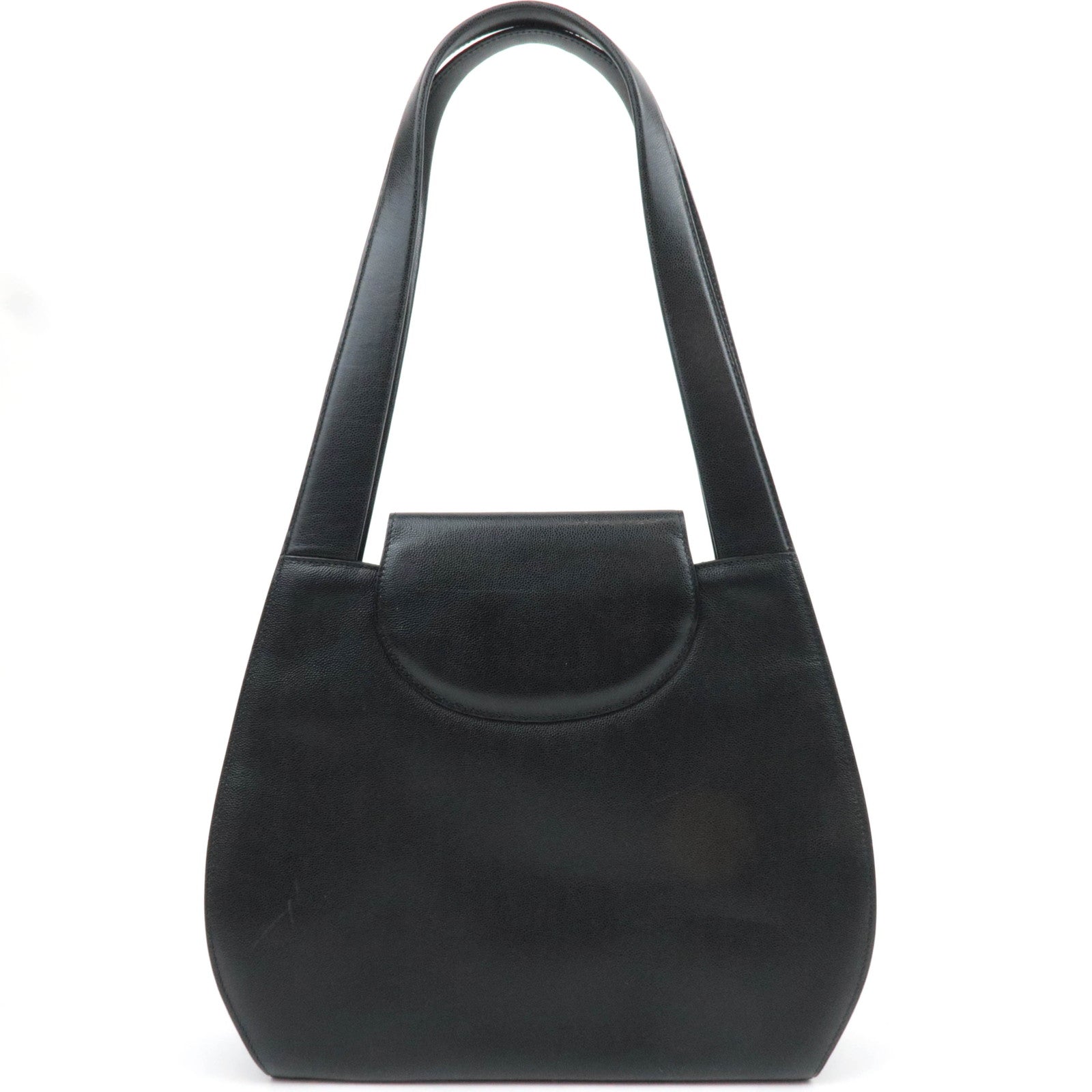 Cartier Panthere Leather Shoulder Bag Black