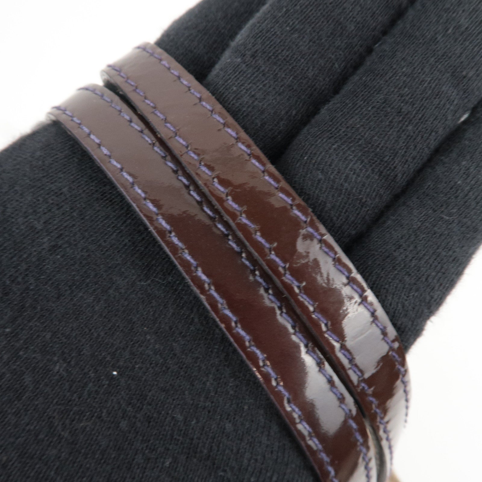 GUCCI Jolly GG Canvas Patent Tote Bag 211975