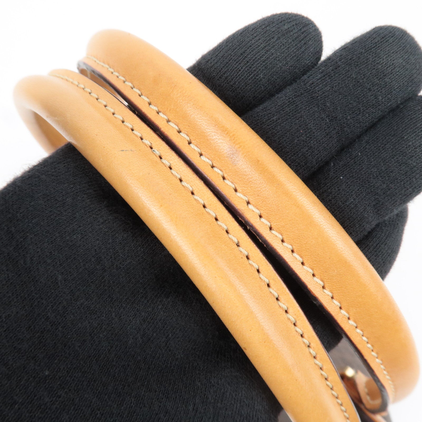 CELINE Macadam PVC Leather 2Way Handbag Brown