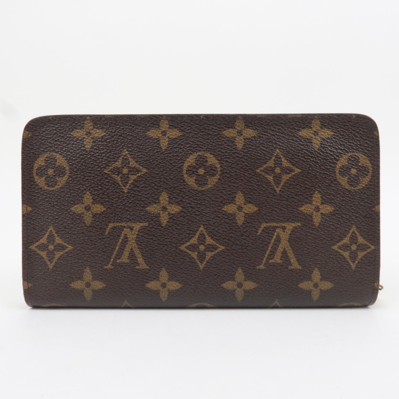 Louis Vuitton Monogram Porte Monnaie Zip Long Wallet M61727