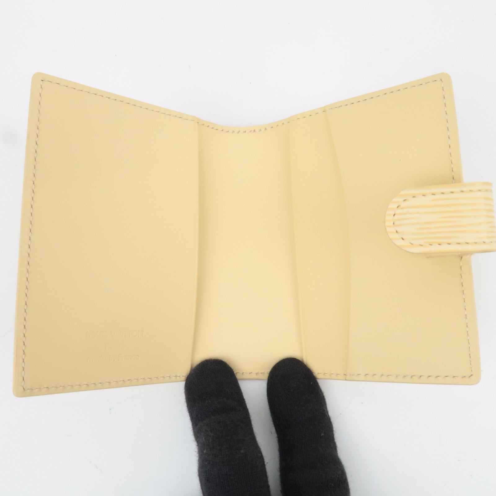 Louis Vuitton Epi Agenda Mini Planner Cover Vanille R2007