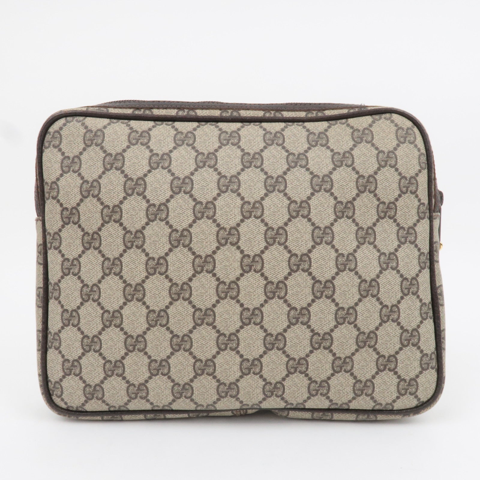 GUCCI Old Gucci Sherry GG Plus Clutch Bag