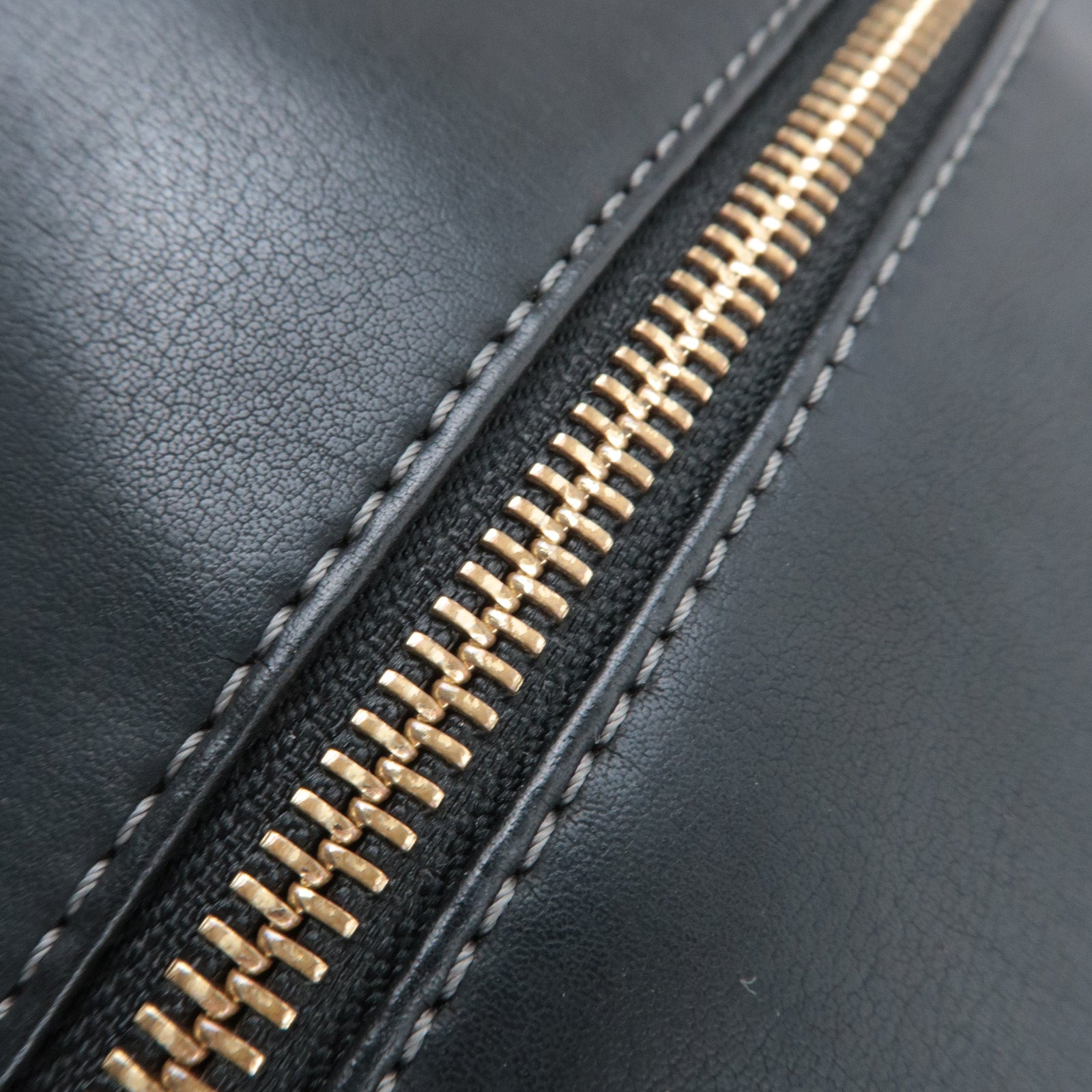 Chloe Ethel Leather Shoulder Bag Black