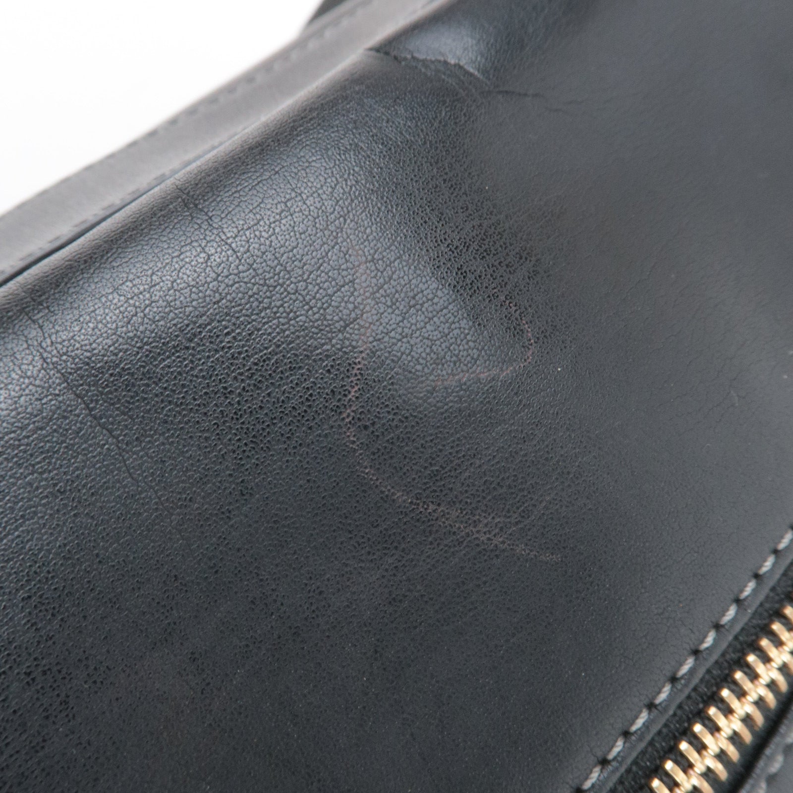 Chloe Ethel Leather Shoulder Bag Black