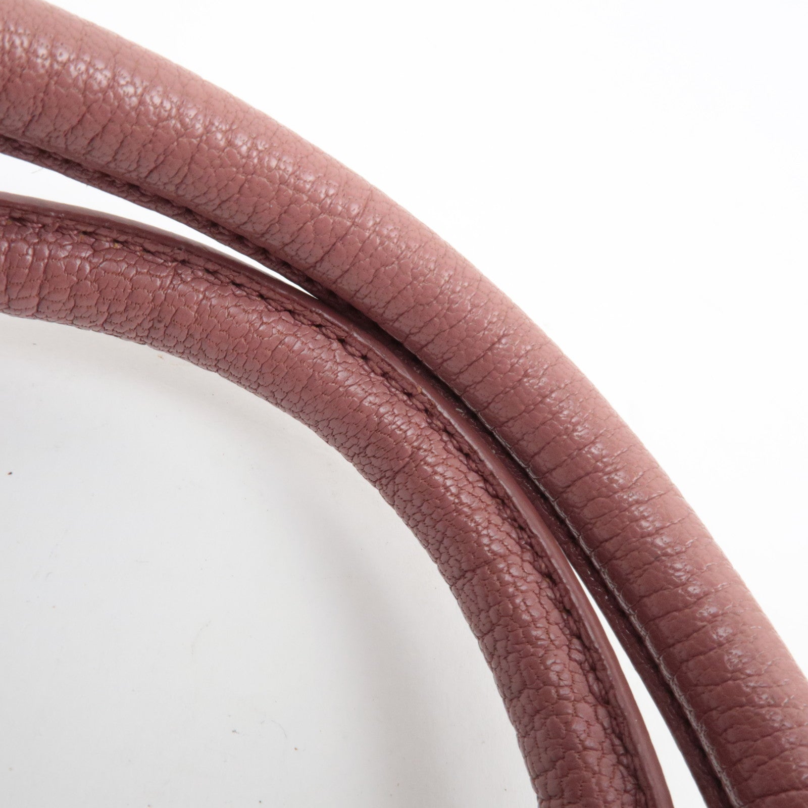 MIU MIU Madras Leather 2Way Handbag Pink