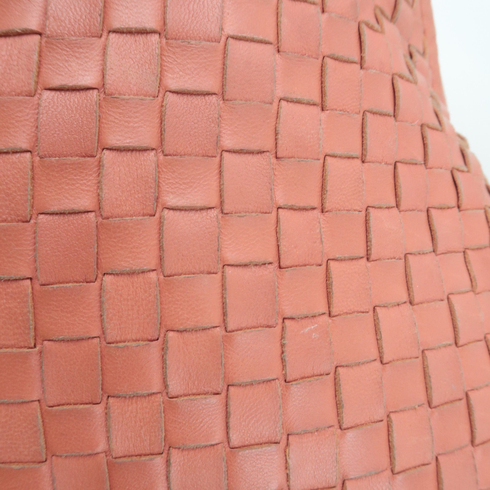 BOTTEGA VENETA Intrecciato Leather Hobo Shoulder Bag Pink 115653