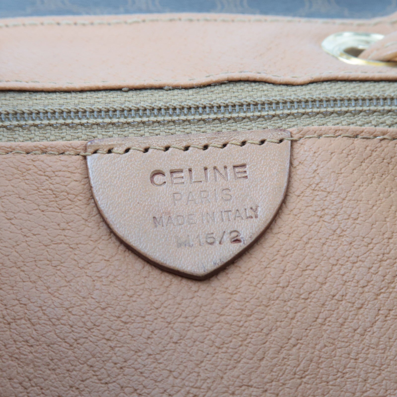 CELINE Macadam PVC Leather Backpack Brown