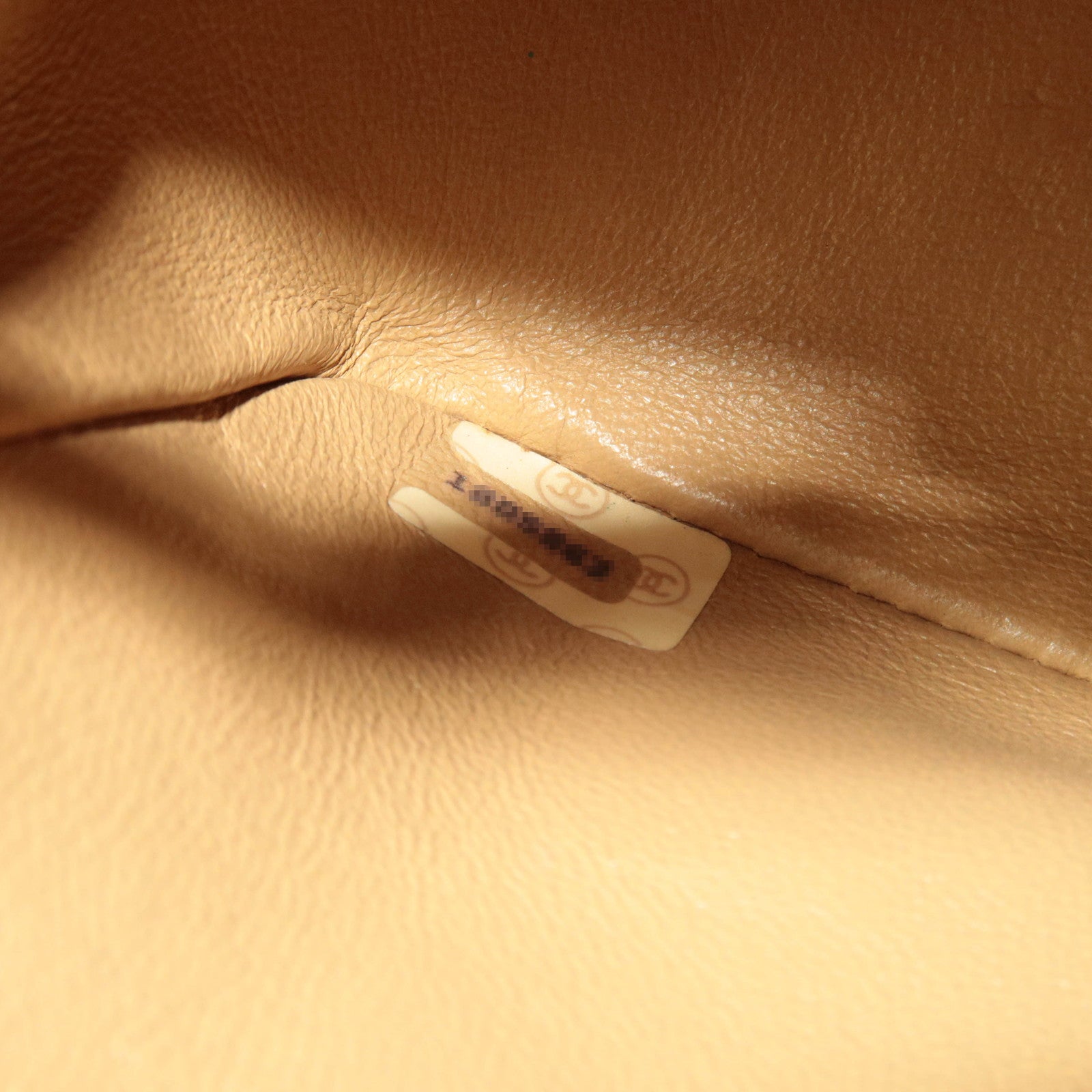 CHANEL Diana Matelasse Lambskin Chain Shoulder Bag Beige