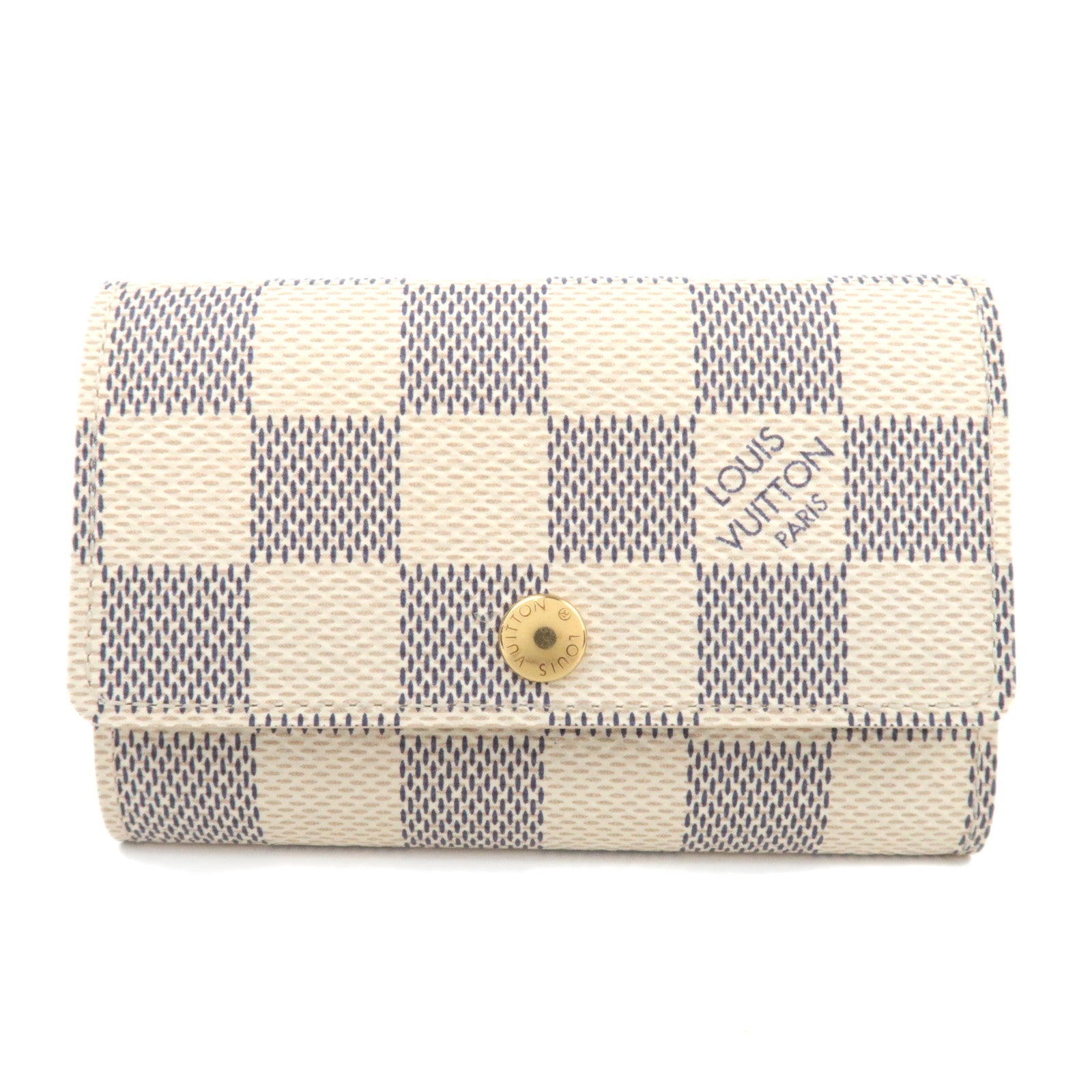 Louis Vuitton Damier Azur Multi Cles 6 Key Case N6174587396