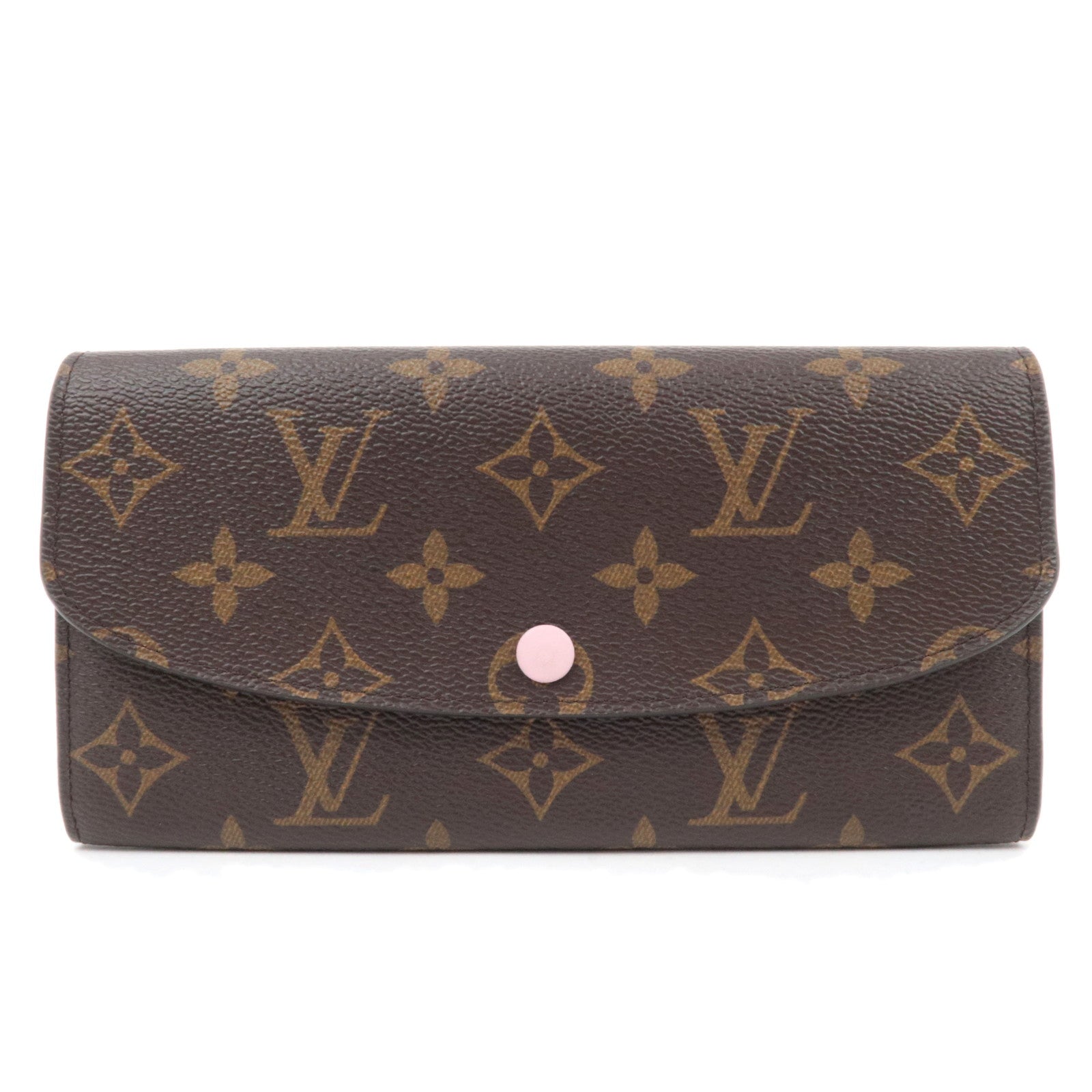 Louis Vuitton Monogram Portefeuille Emilie Long Wallet Rose Ballerine M6128987406