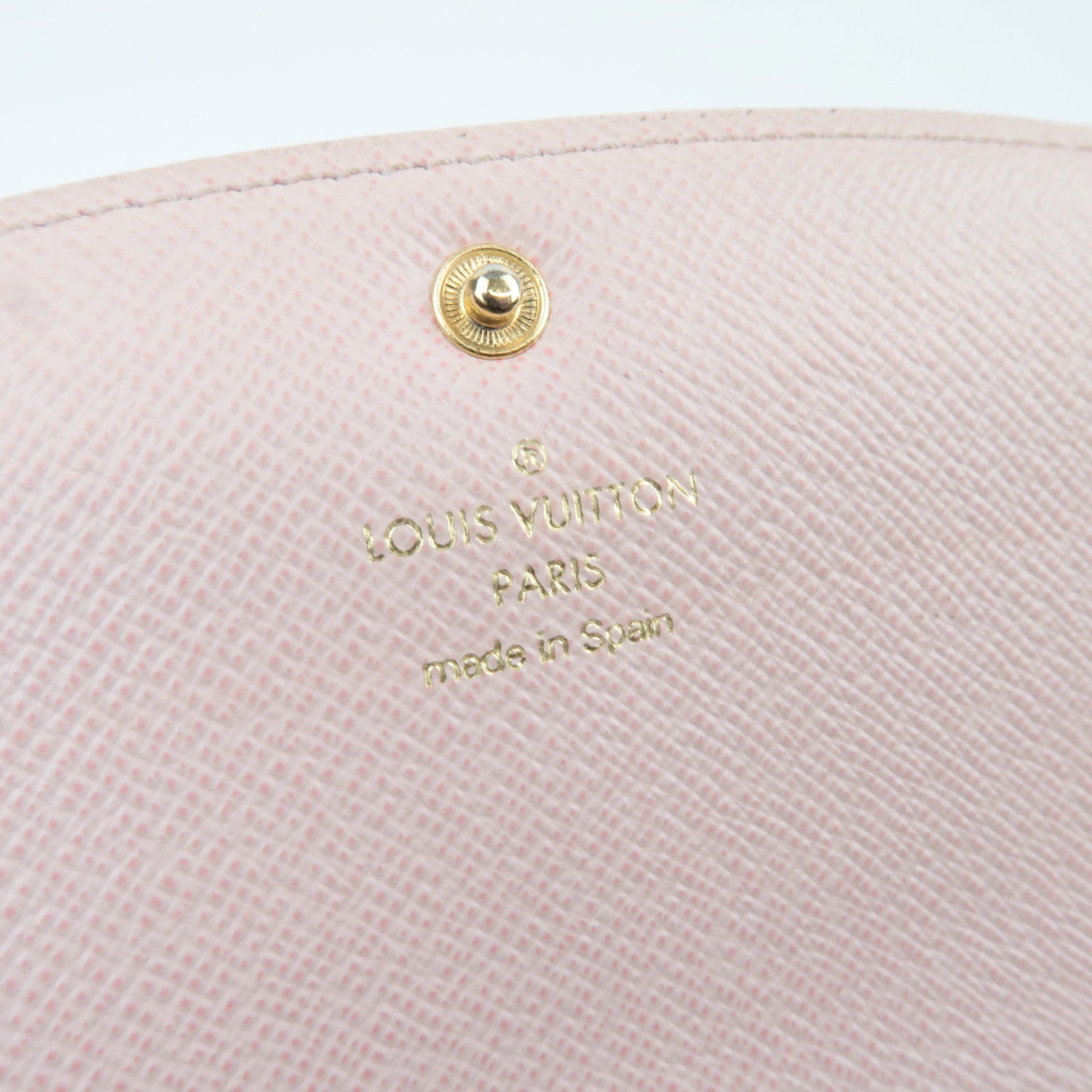 Louis Vuitton Monogram Portefeuille Emilie Long Wallet Rose Ballerine M61289