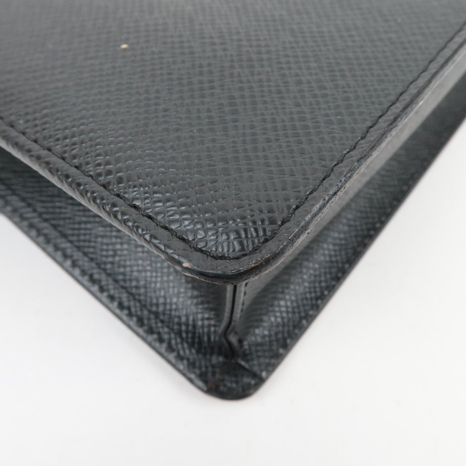 Louis Vuitton Taiga Selenga Clutch Bag Ardoise M30782