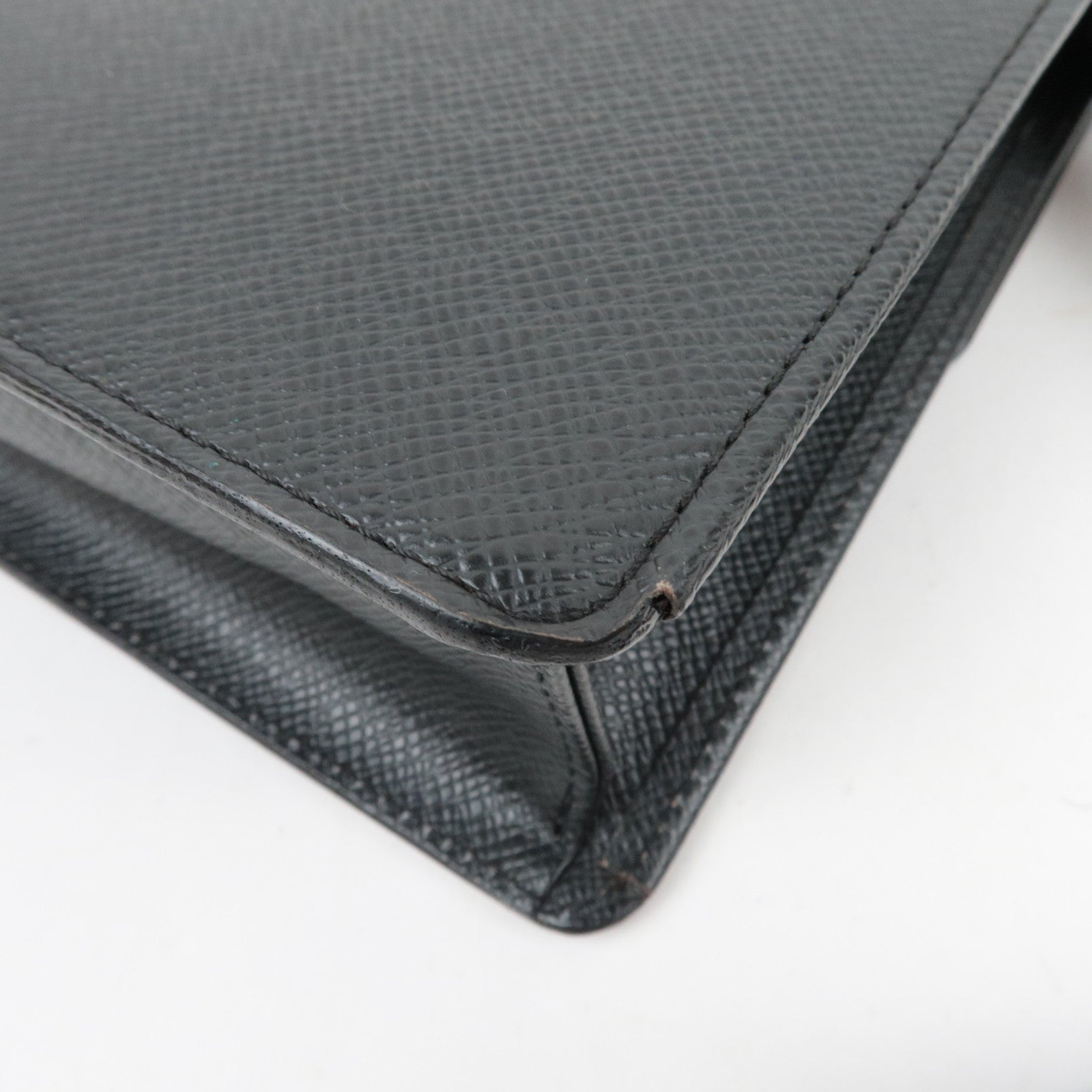 Louis Vuitton Taiga Selenga Clutch Bag Ardoise M30782