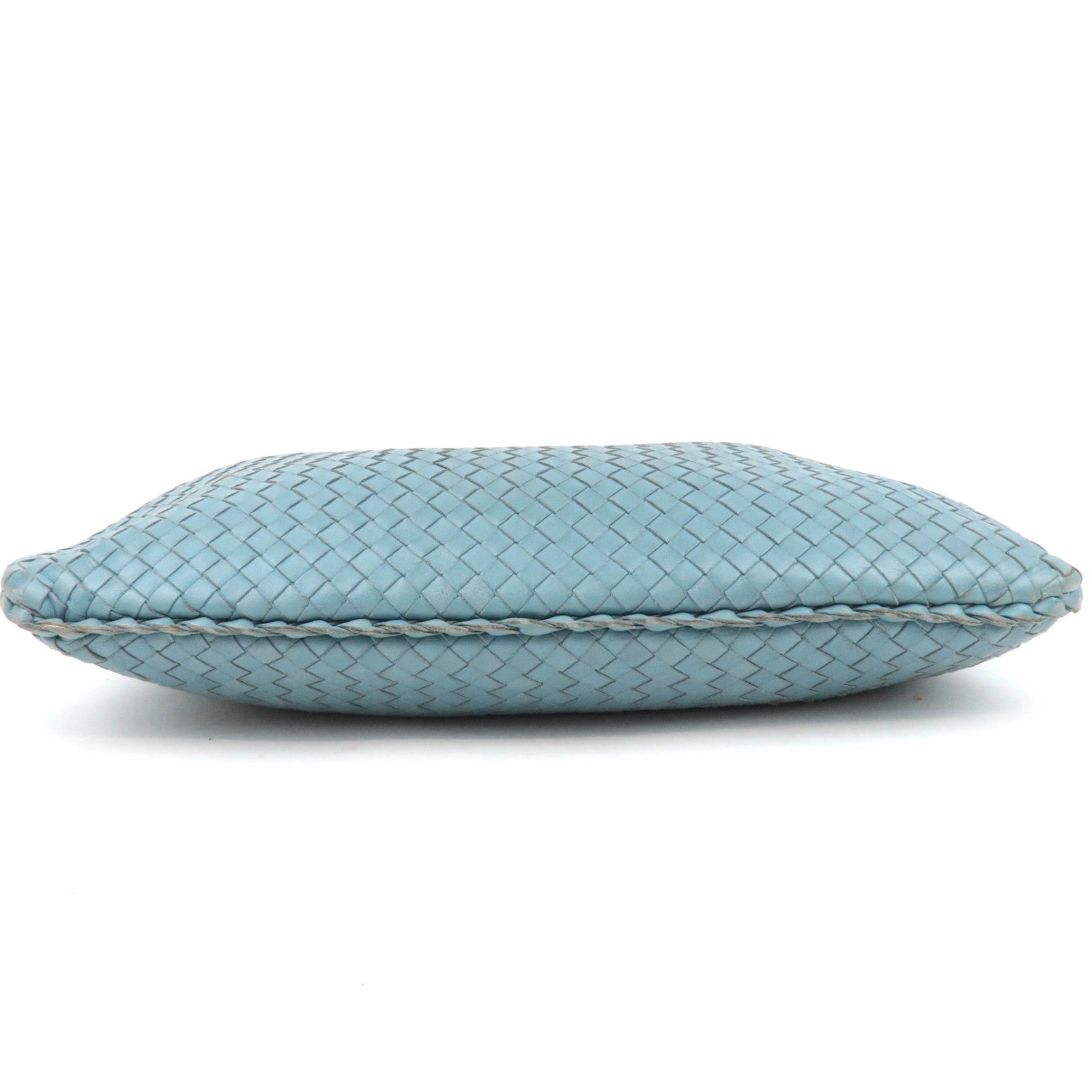 BOTTEGA VENETA Intrecciato Leather Hobo Bag Light Blue 115654