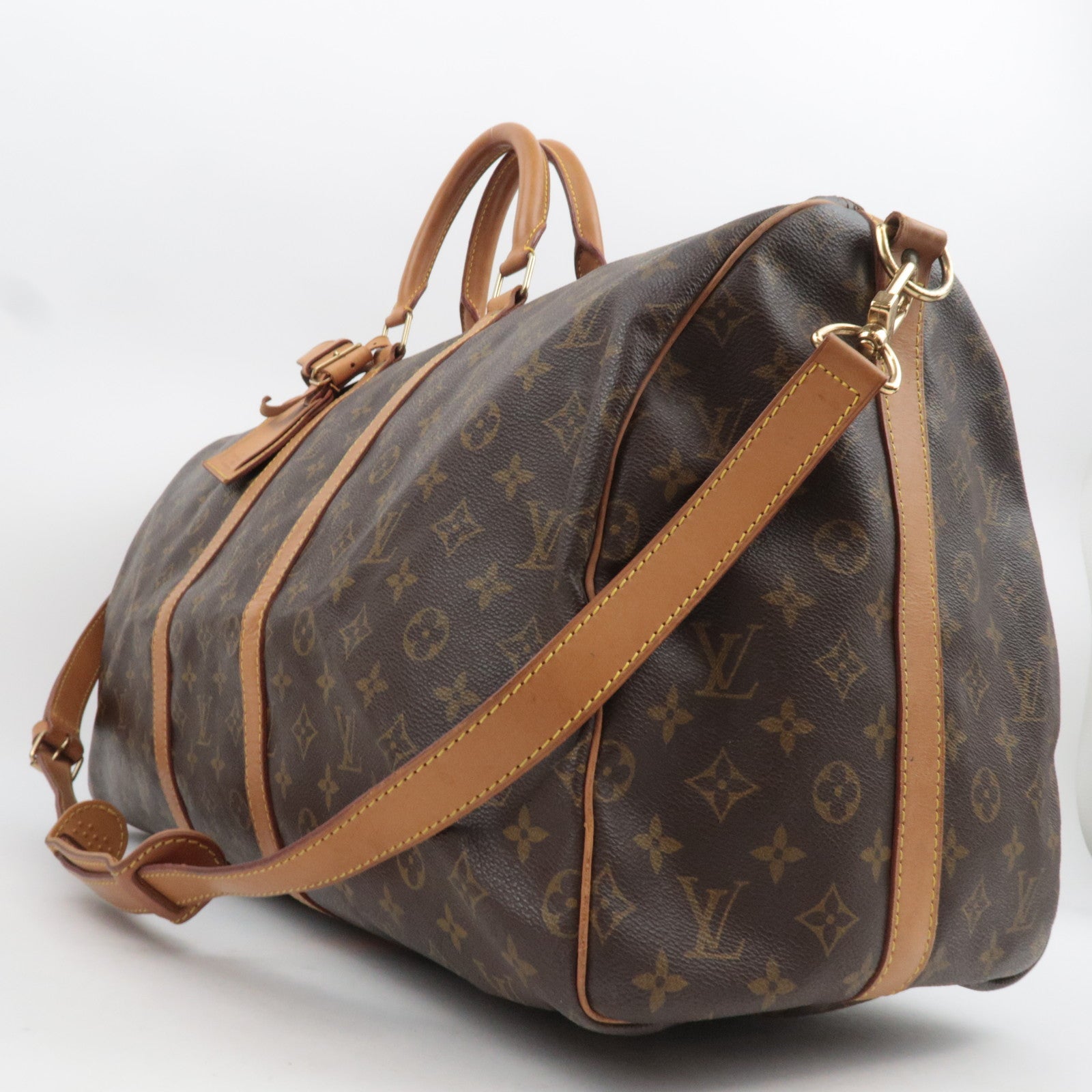 Louis Vuitton Monogram Keepall Bandouliere 55 Travel bag M41414