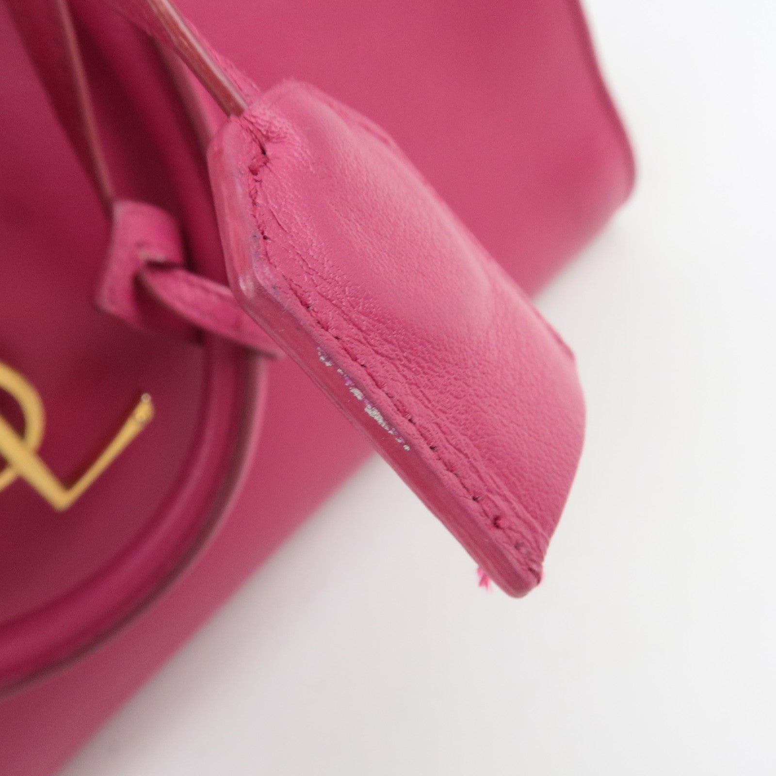 SAINT LAURENT YSL Baby Cabas Leather 2Way Handbag