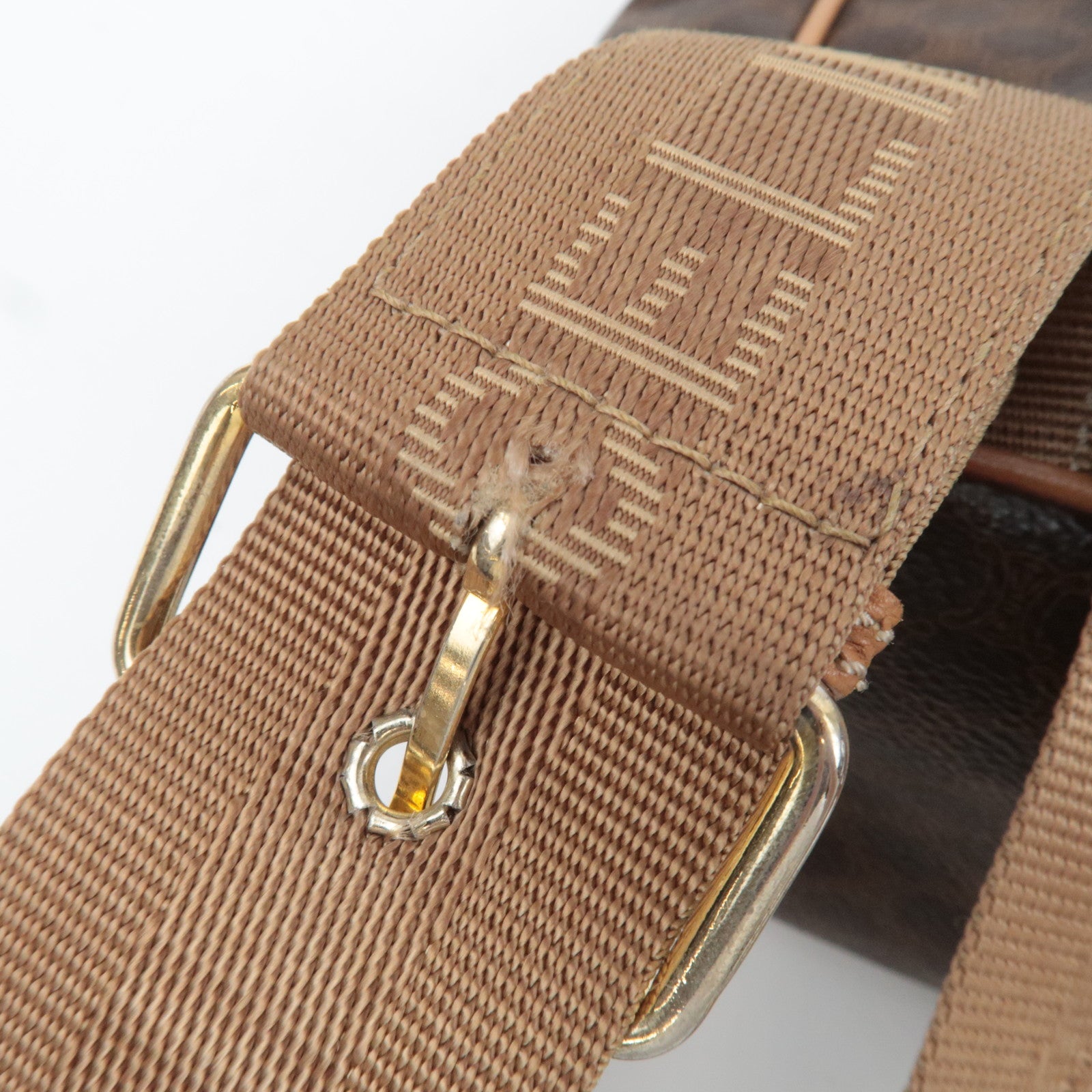 CELINE Macadam PVC Leather Backpack Brown