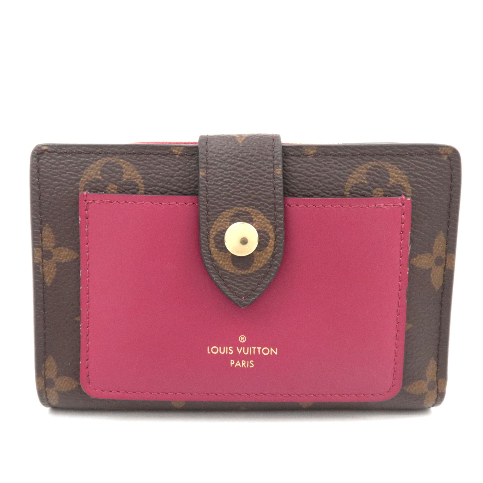 Louis Vuitton Monogram Portefeuille Juliette Wallet Fuchsia M6943387456