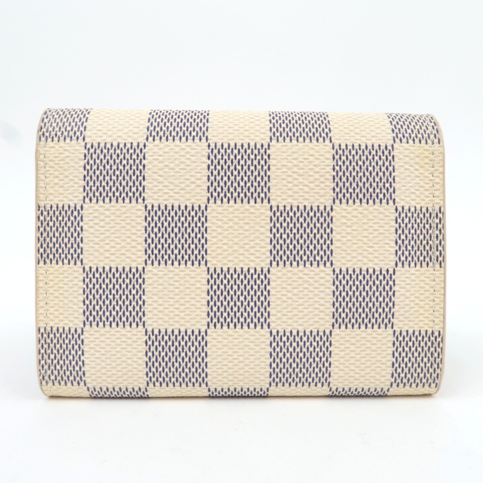 Louis Vuitton Damier Azur Porte Monnaie Rosalie Wallet Rose Ballerine N61276