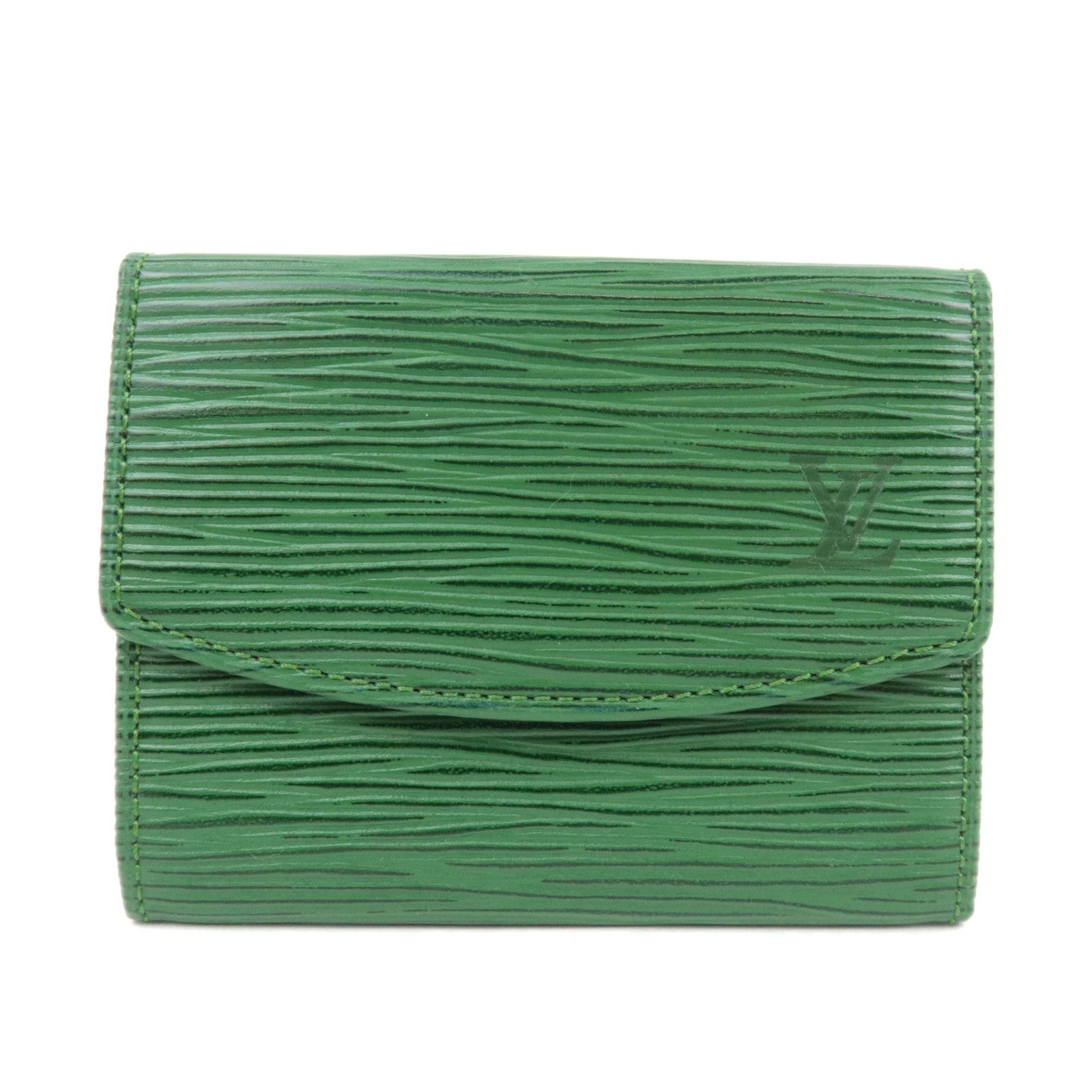 Louis Vuitton Epi Porte Monnaie Simple Card Case Borneo Green M6341487484