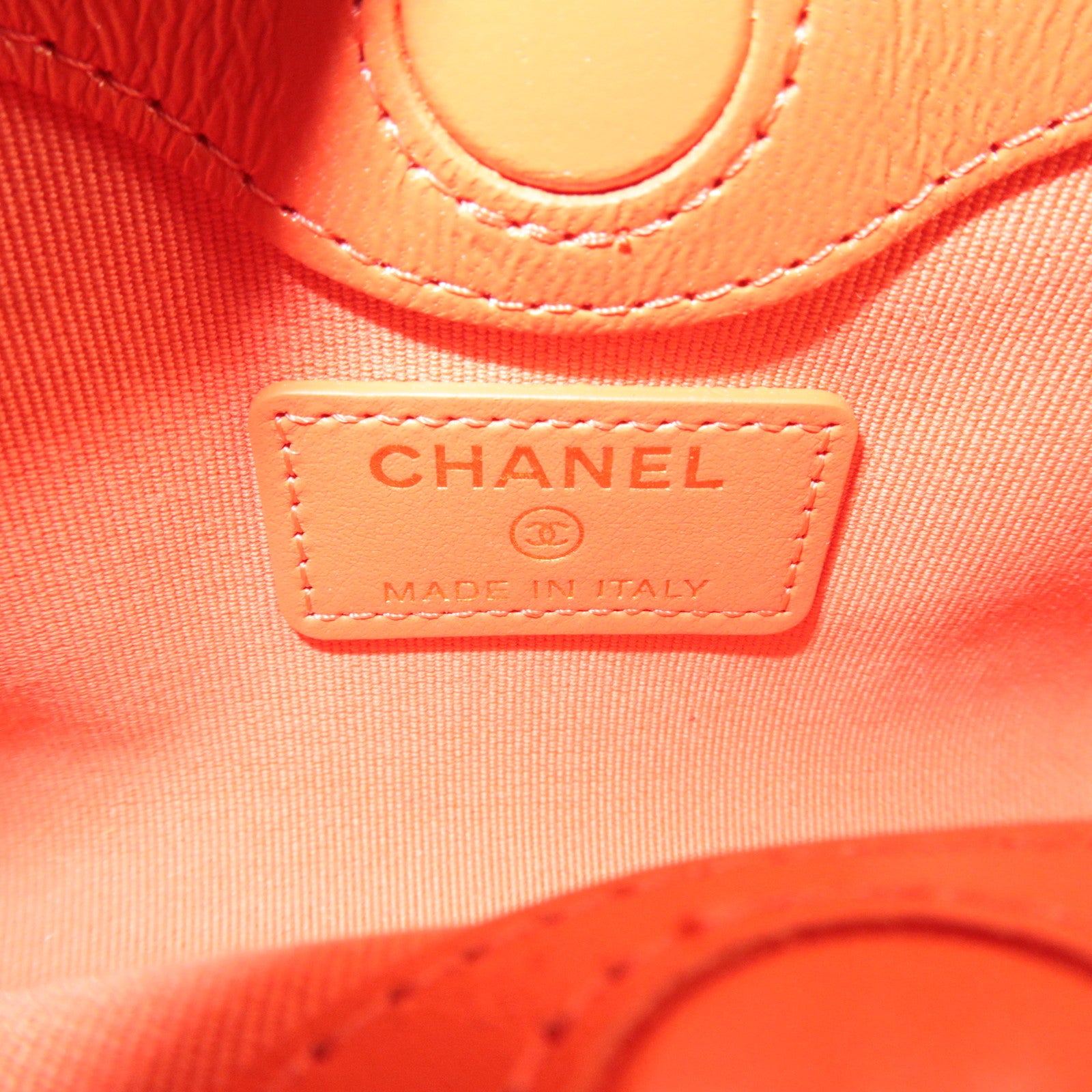 CHANEL 31 Matelasse Chain Clutch Shoulder bag Shiny Lambskin Coral AP3875