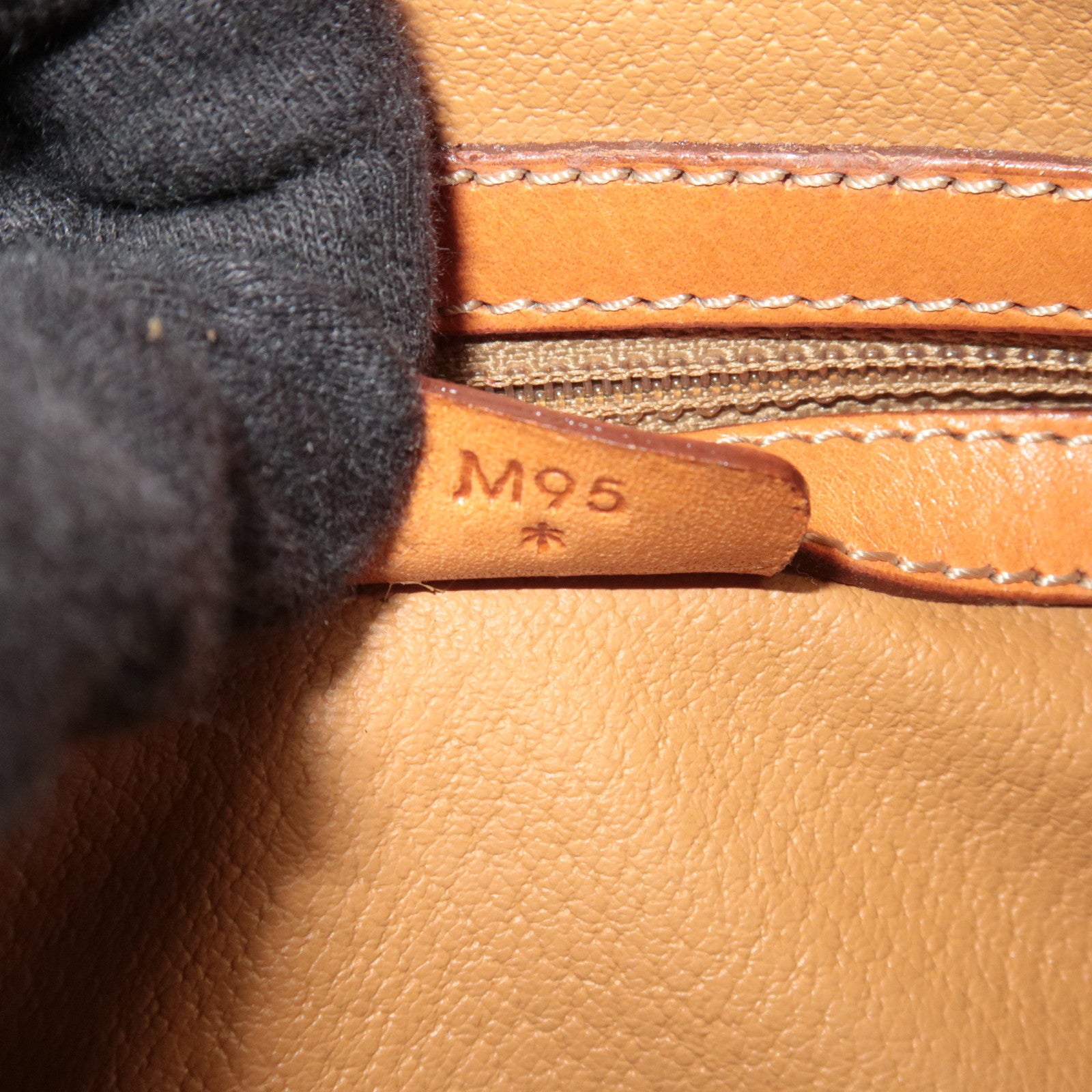 CELINE Macadam PVC Leather Handbag Brown