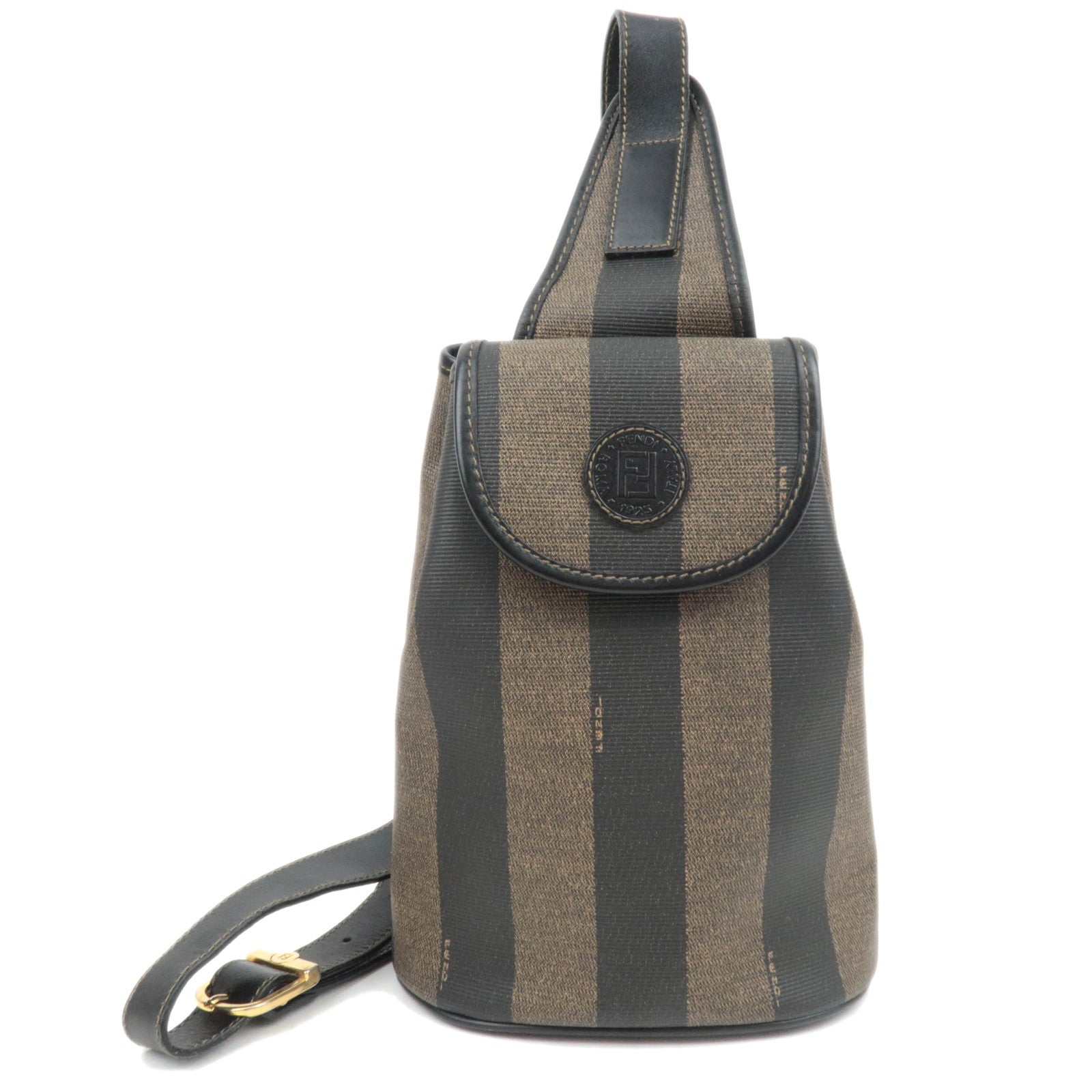 FENDI Pequin Leather Small Body Bag 1496587536