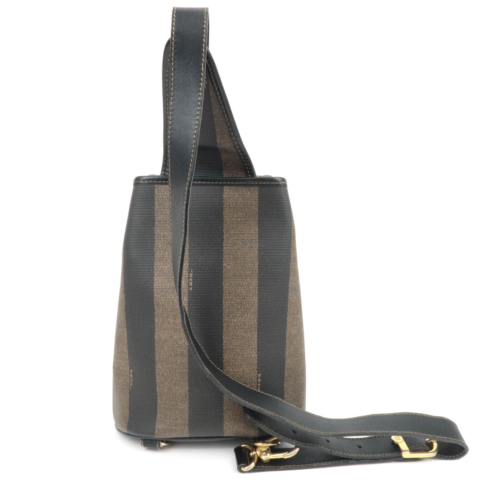 FENDI Pequin Leather Small Body Bag 14965