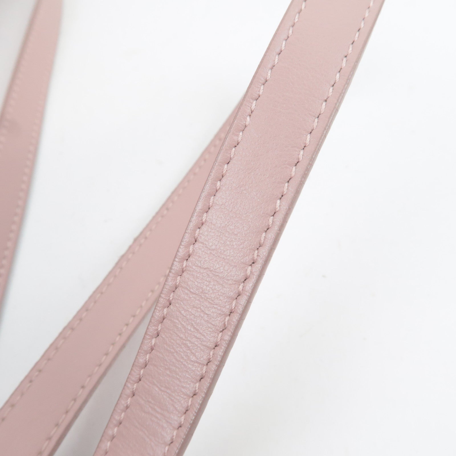 SAINT LAURENT Cabas Small 2Way Leather Handbag Pink 472469