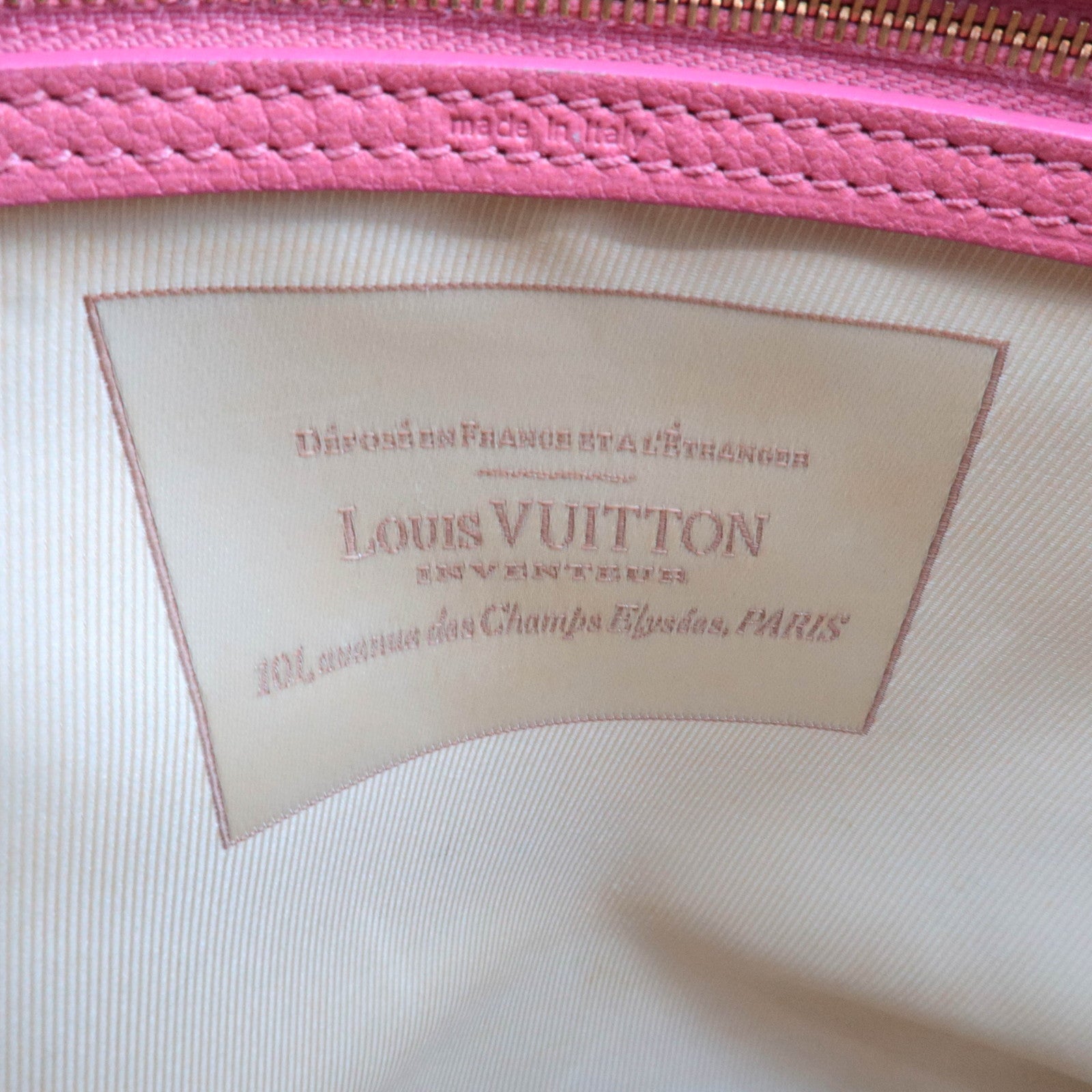 Louis Vuitton Monogram Sabia Cabas MM Handbag Rose M93496