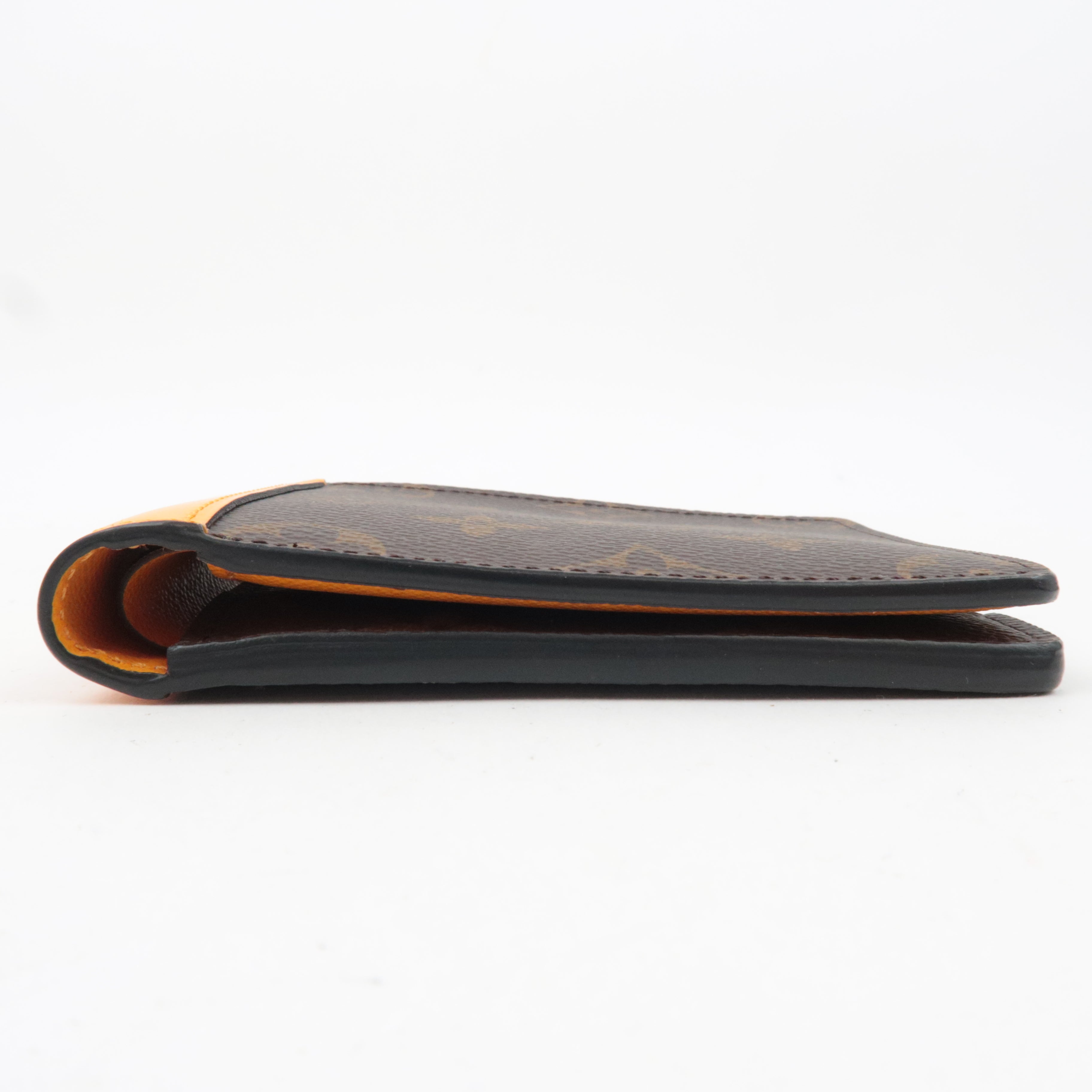 Louis Vuitton Monogram Macassar Portefeuille Multiple Wallet Orange M82538