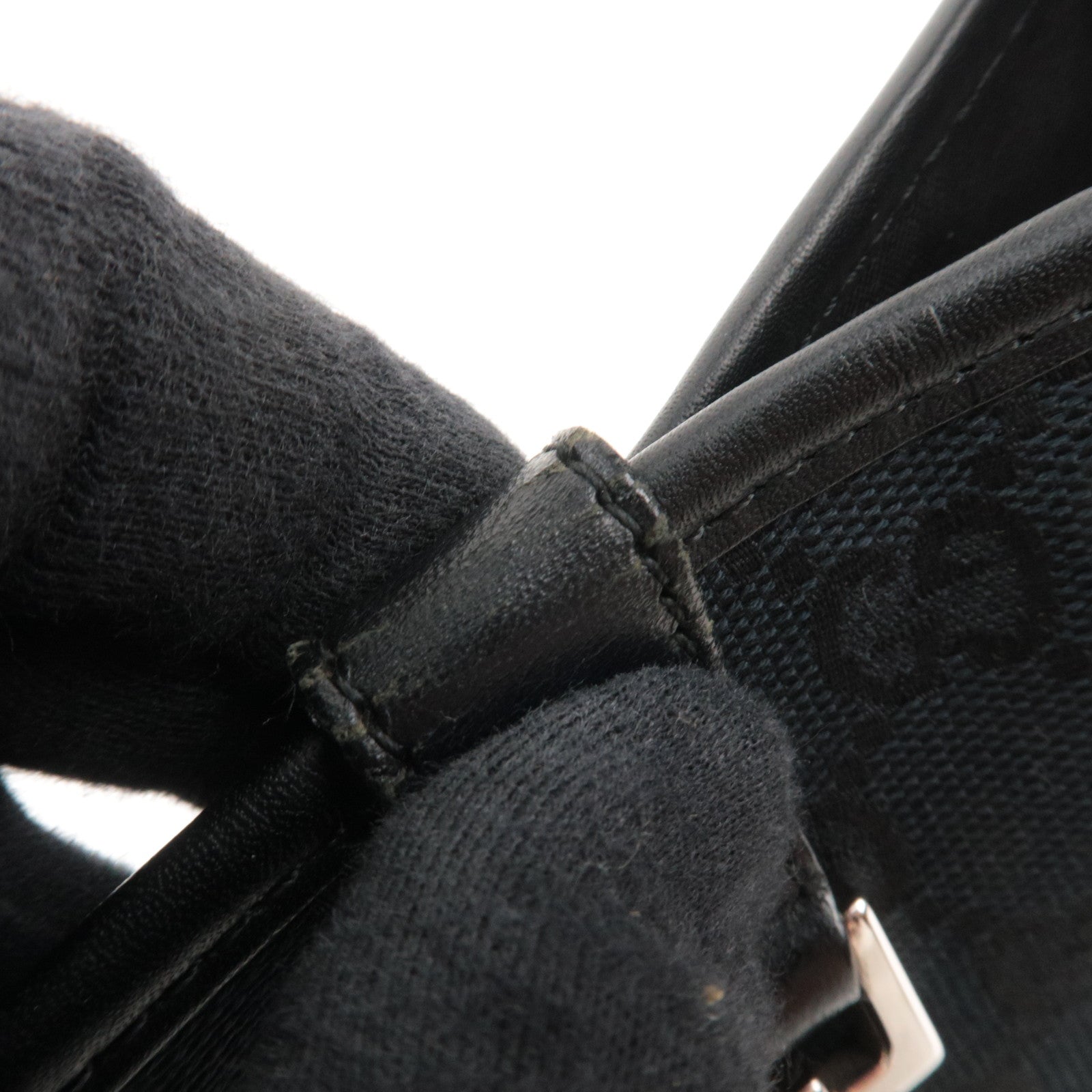 GUCCI Jackie GG Canvas Shoulder Bag Black 001.3306