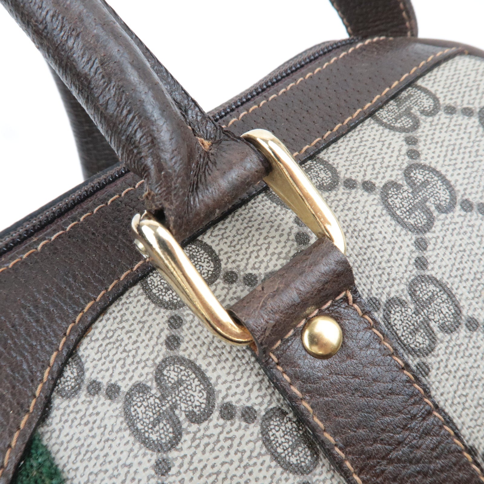 GUCCI Old Gucci Sherry Boston Bag 20.001.301