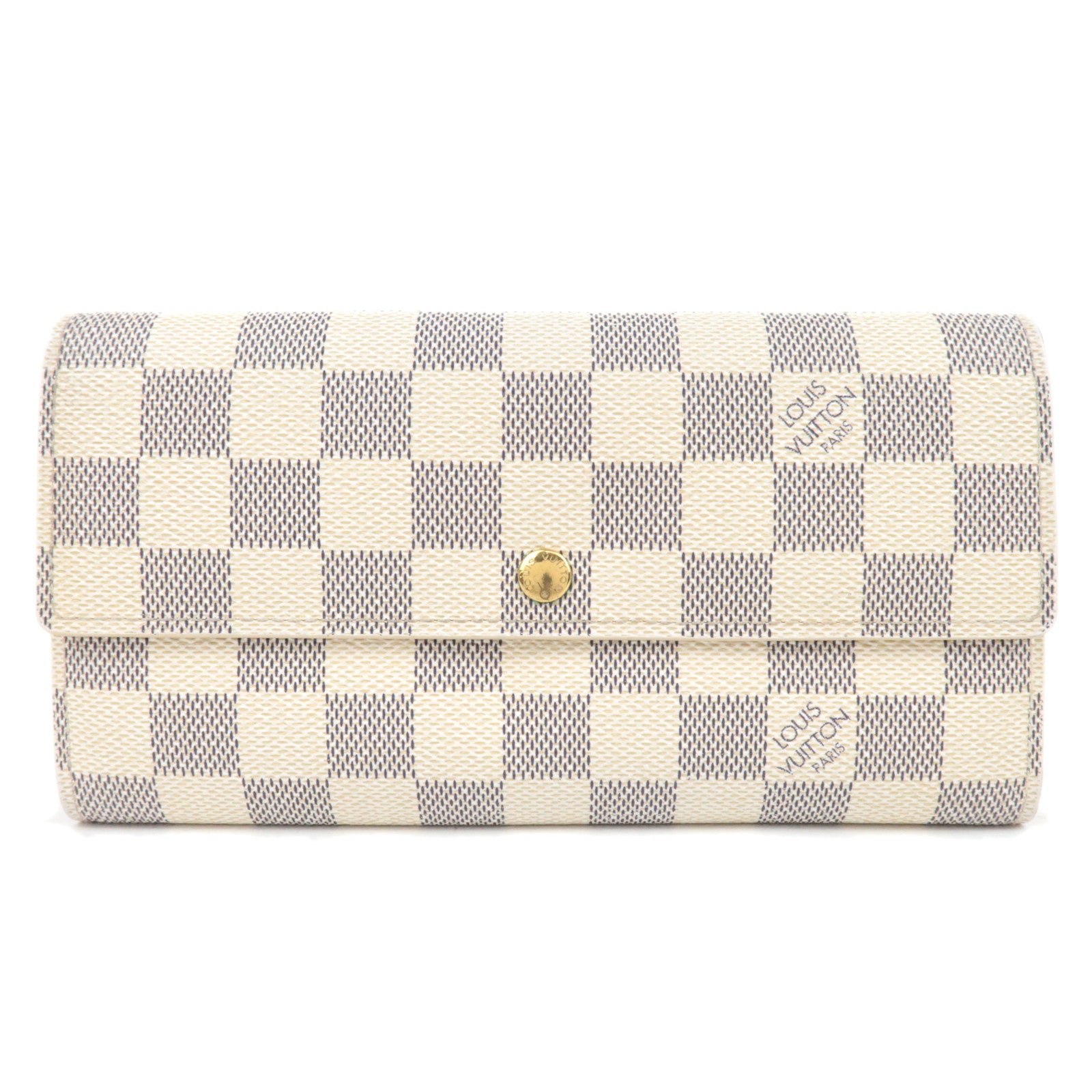 Louis Vuitton Damier Azur Portefeuille Sarah Long Wallet N6173587595