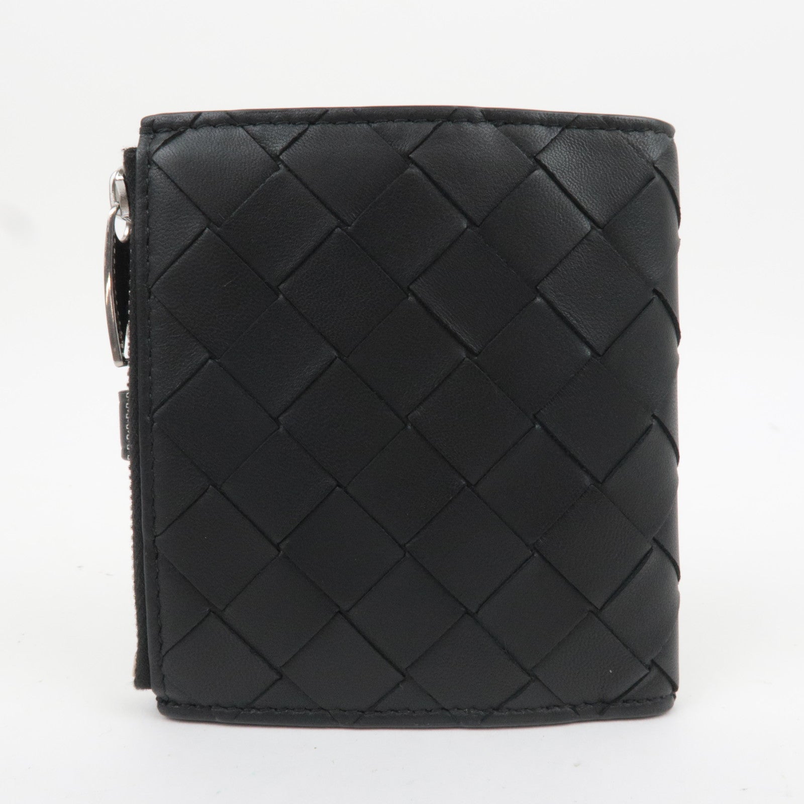 BOTTEGA VENETA Intrecciato Leather Wallet Black