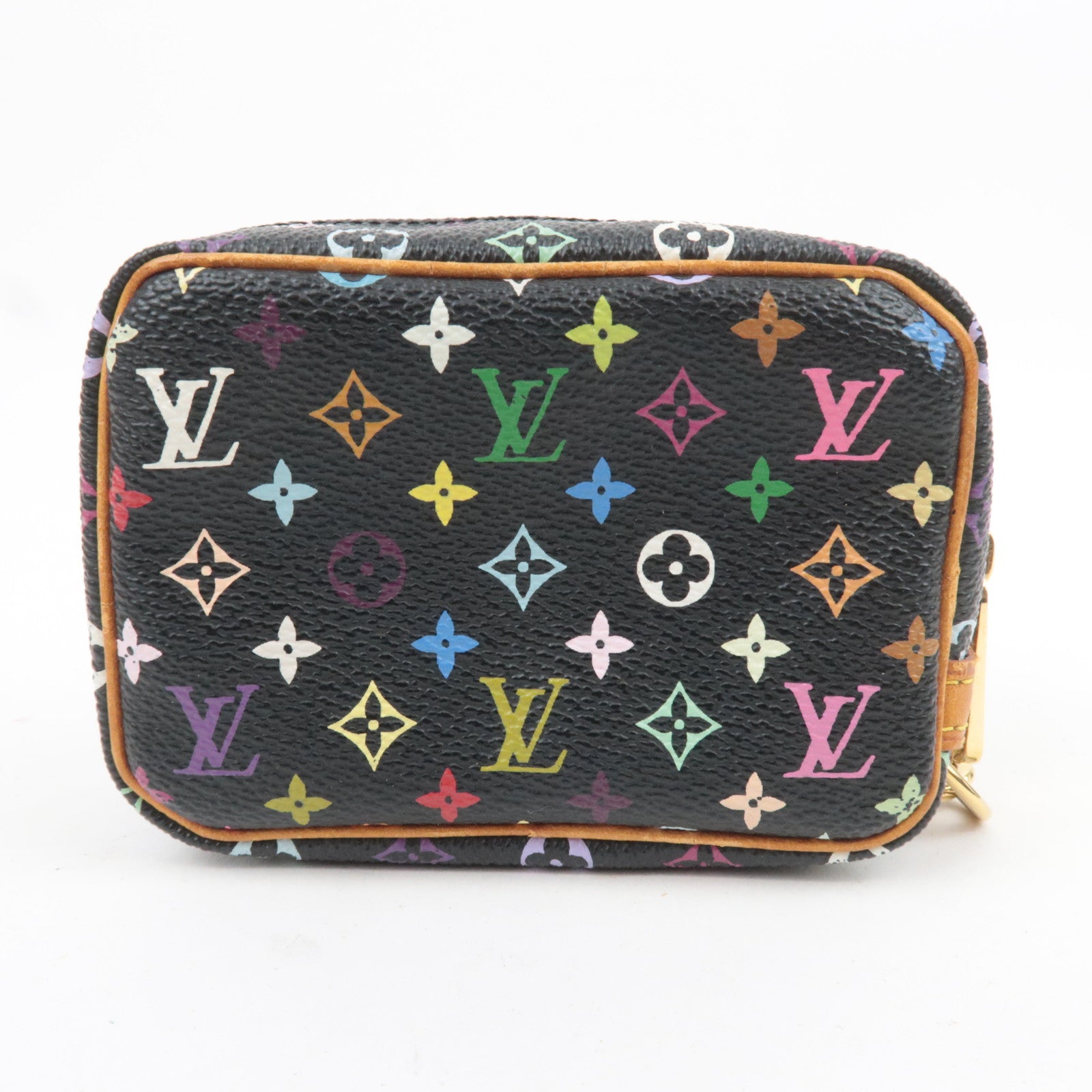 Louis Vuitton Monogram Multicolor Trousse Wapity Mini Pouch Noir M58034