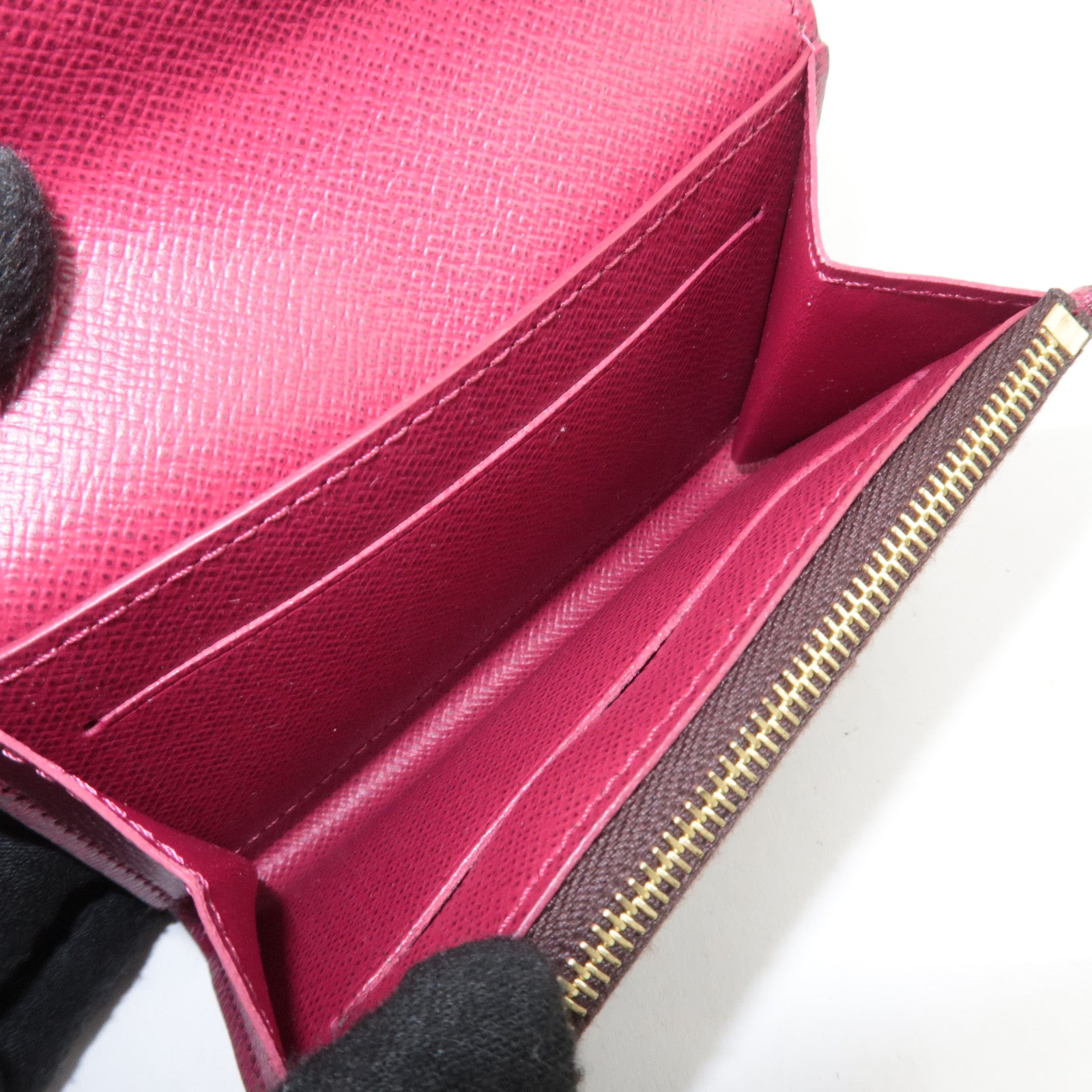 Louis Vuitton Monogram Porte Monnaie Rosali Wallet Fuchsia M41939